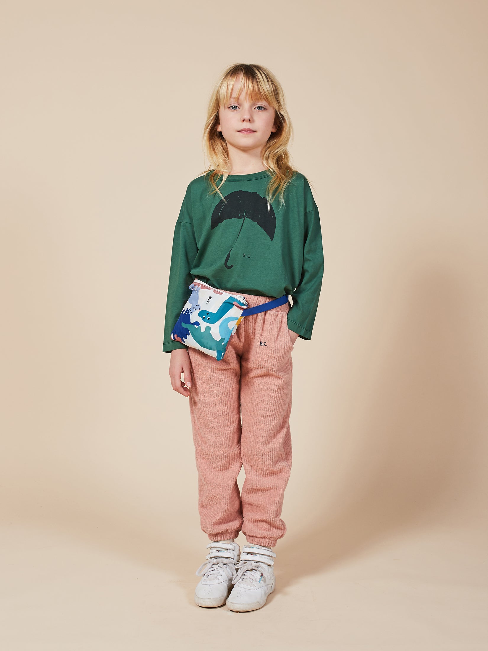 Boys & Girls Rose Tan Jogging Pants