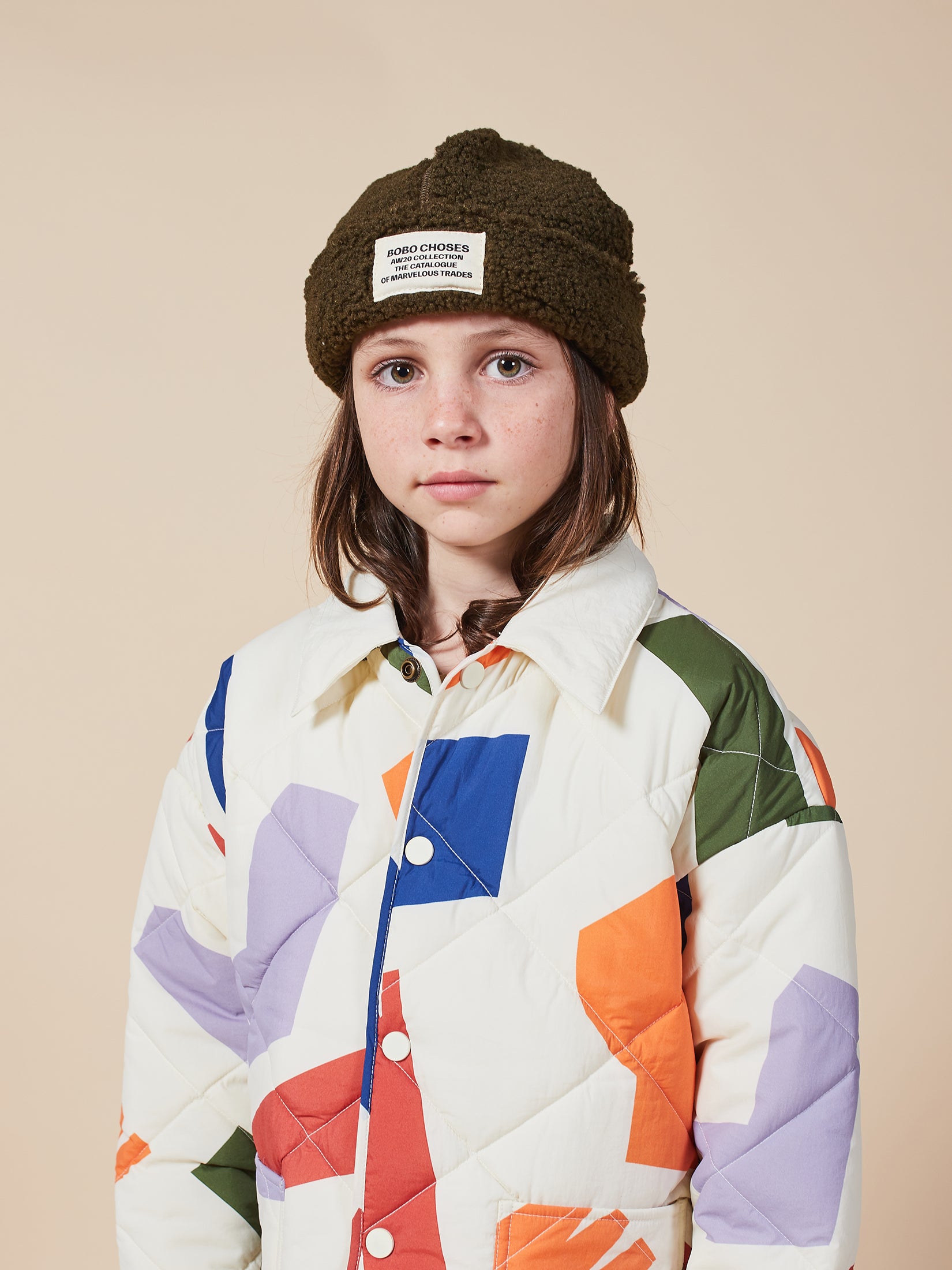 Boys White Shadows Quilted Jacket