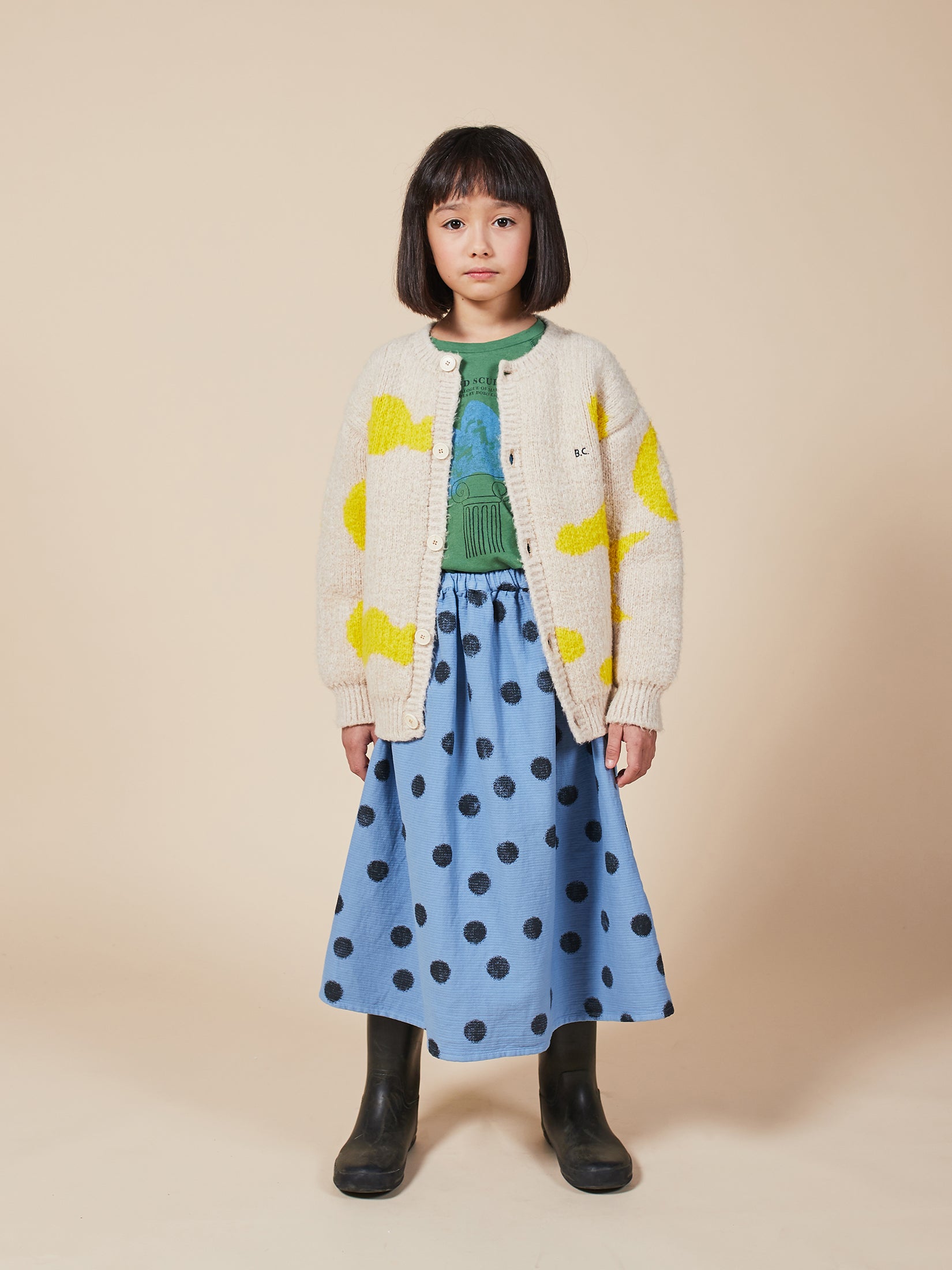 Boys & Girls Pristine Clouds Cardigan