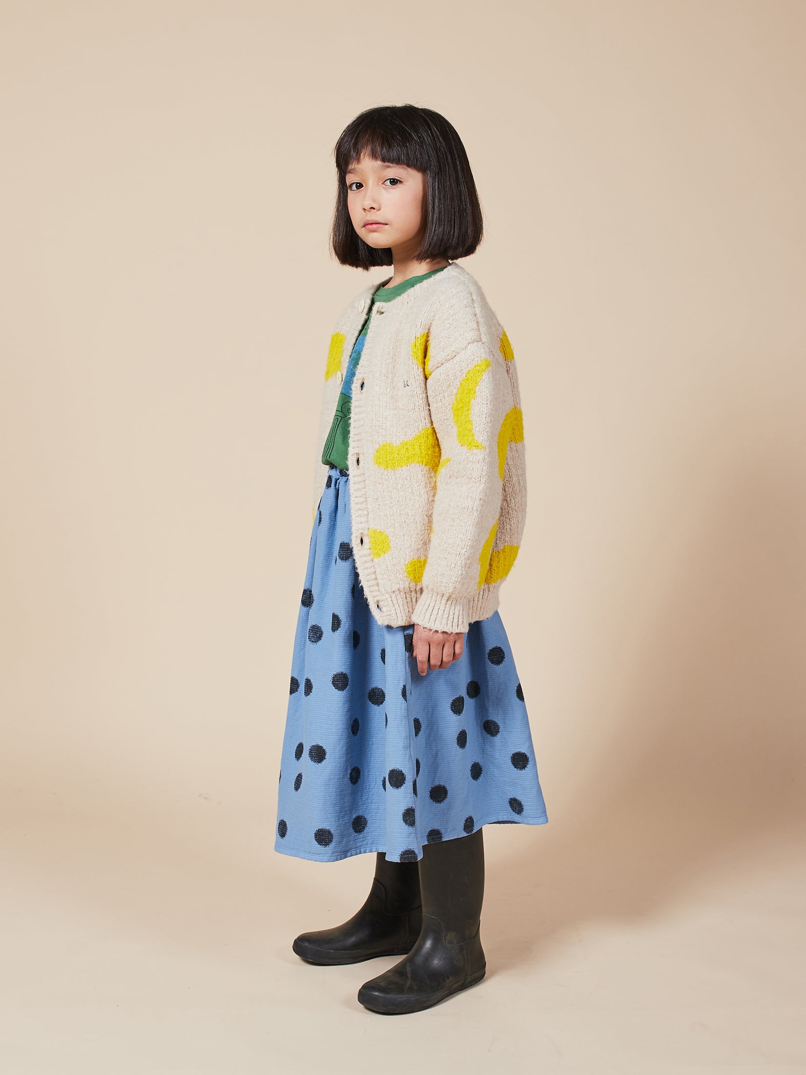 Boys & Girls Pristine Clouds Cardigan