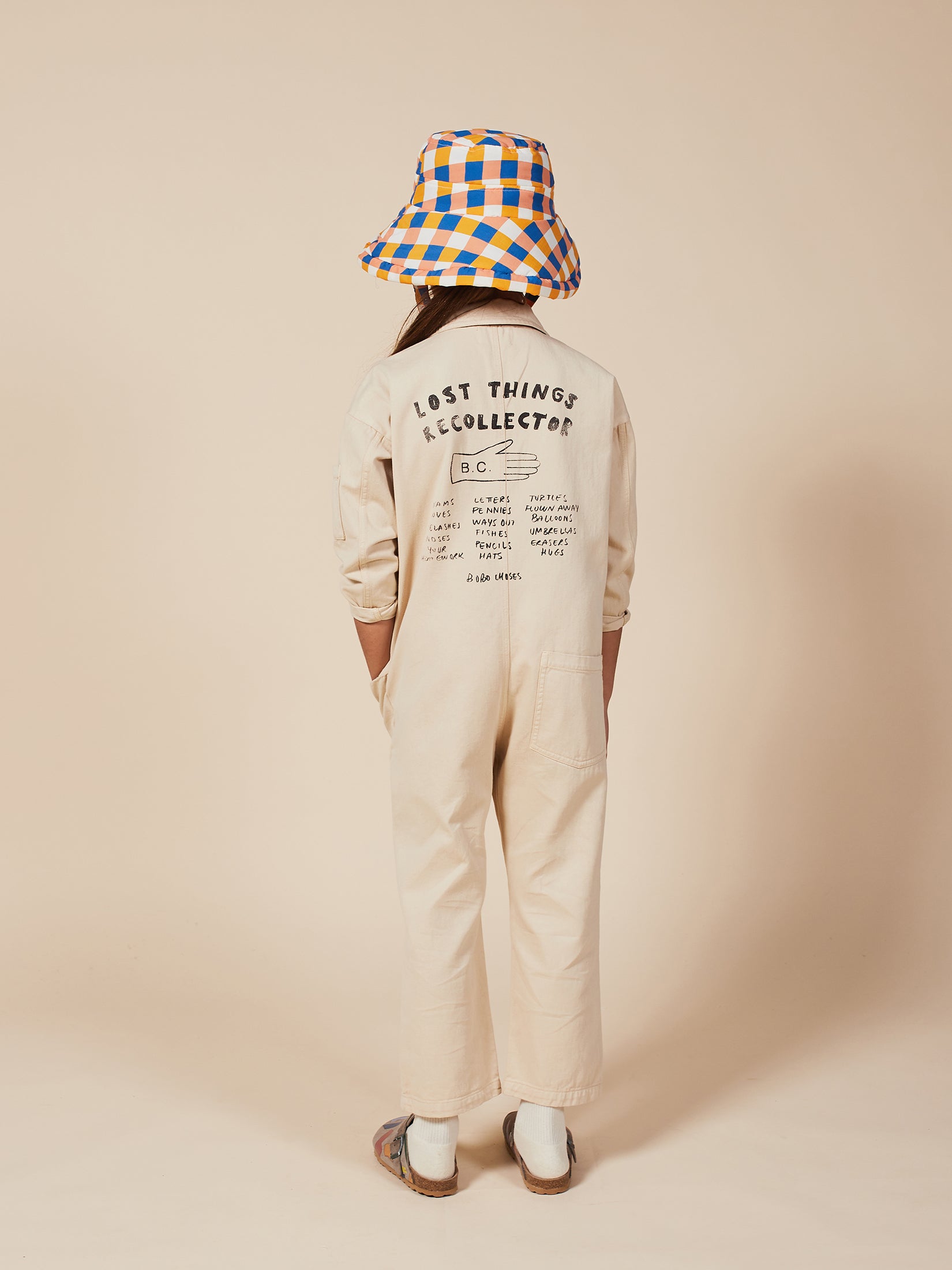 Boys & Girls Electrec Blue Checker Hat