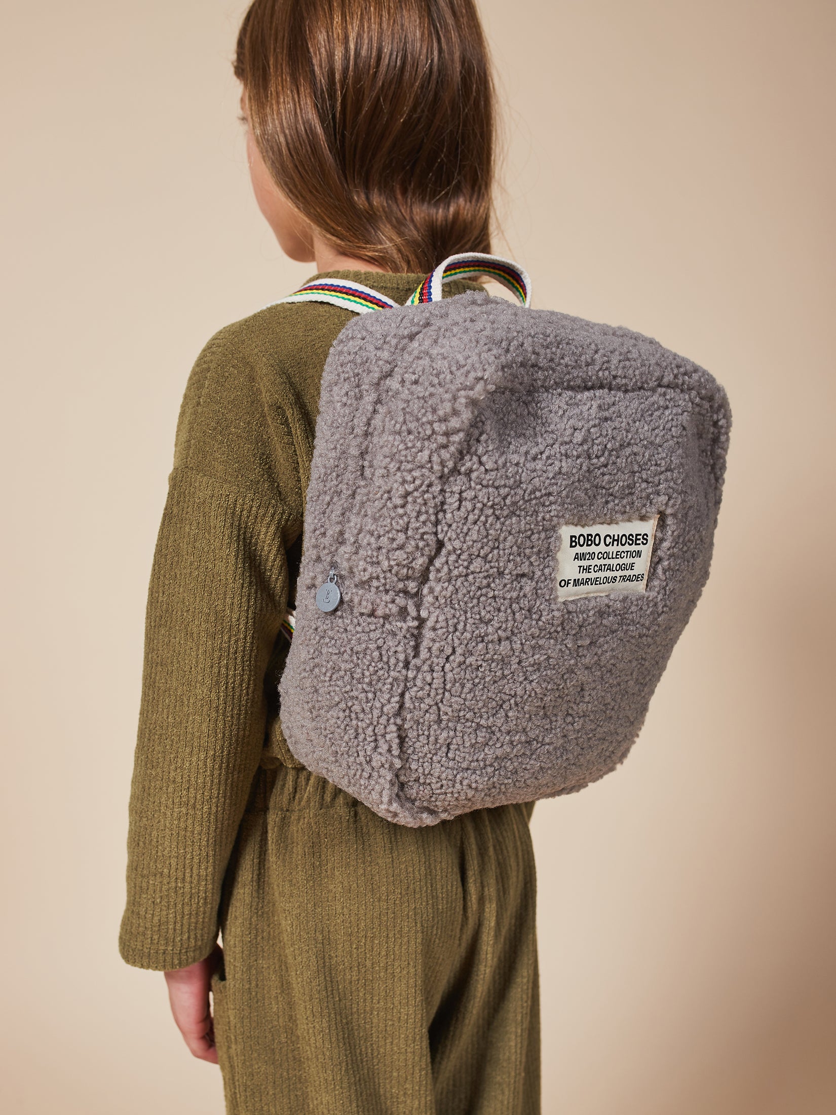 Boys & Girls Light Grey Schoolbag