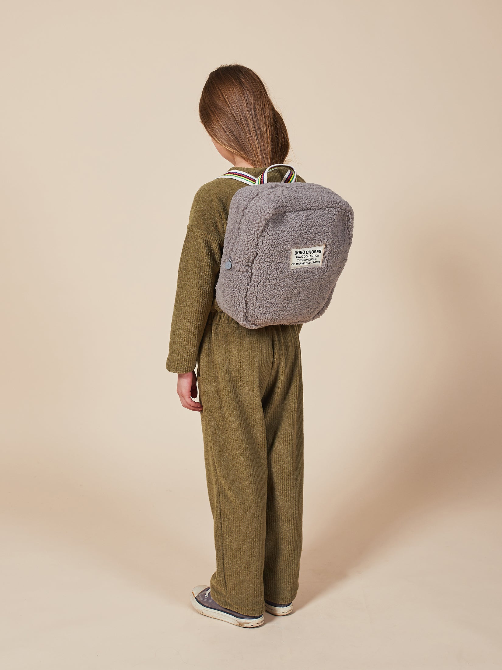 Boys & Girls Light Grey Schoolbag