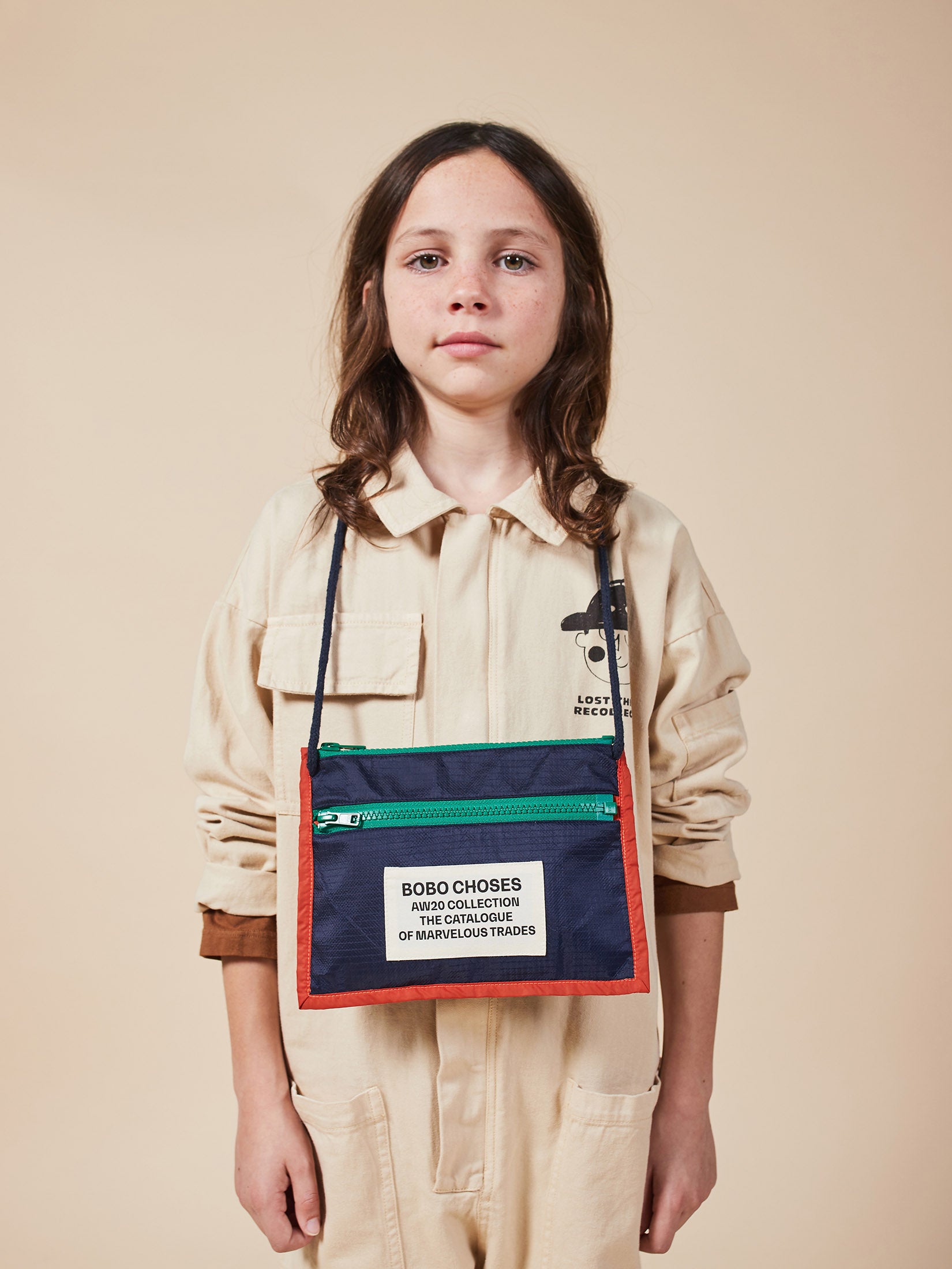 Boys Midnight Navy Boy Patch Passport Bag