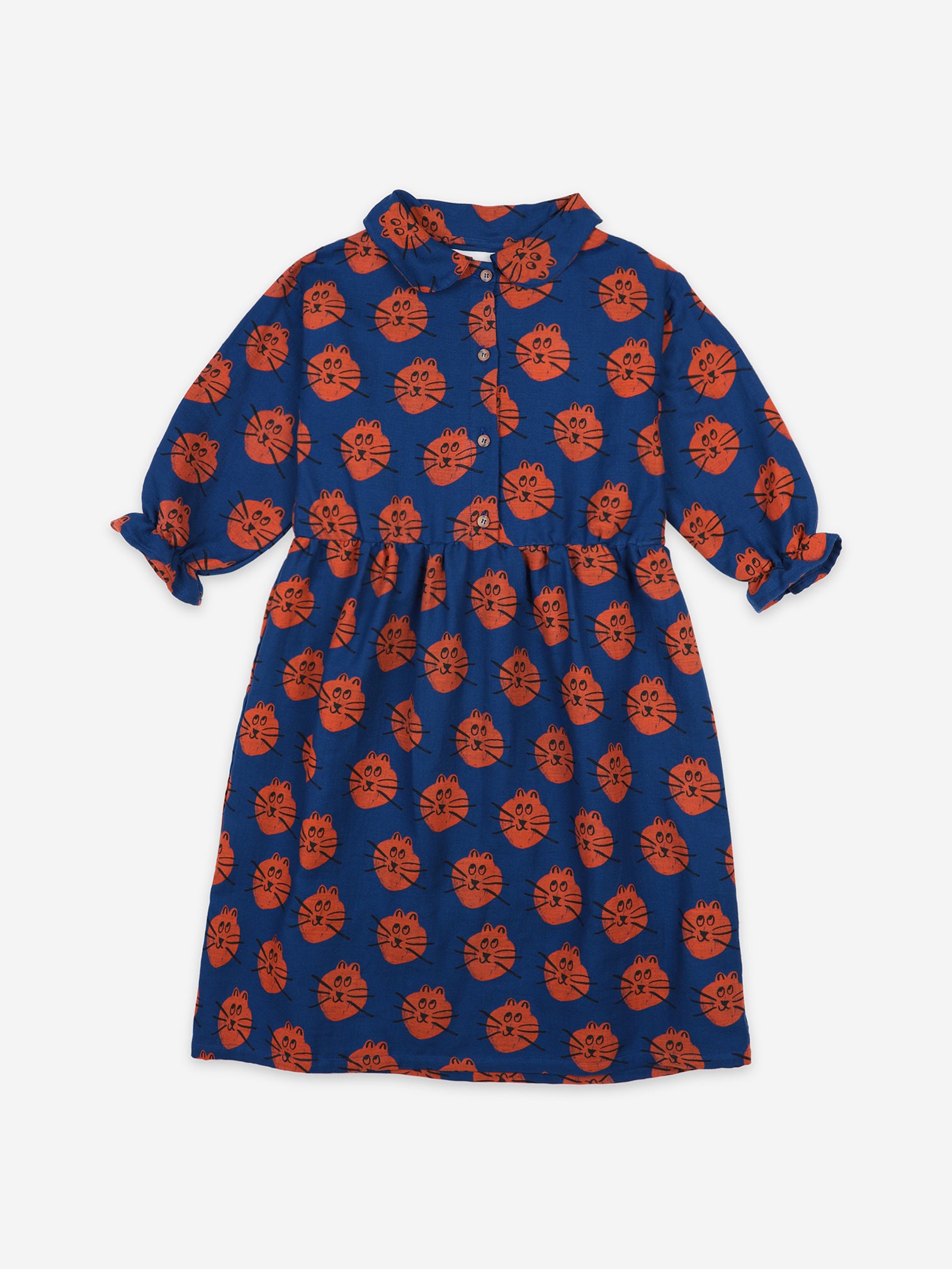 Robe Fille imprimé chat Twilight Blue