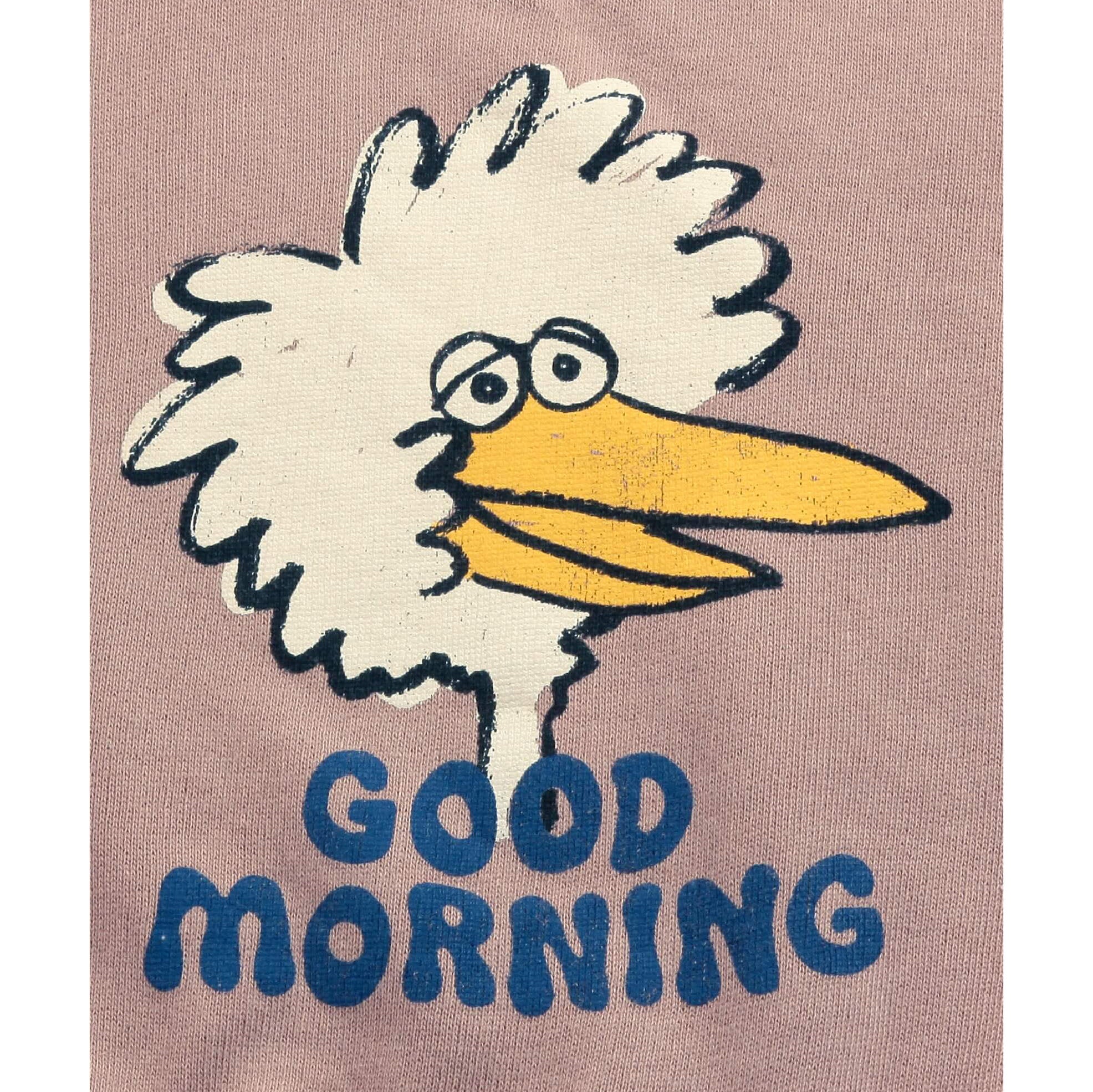 Baby Boys & Girls Pink Birdie Cotton Sweatshirt