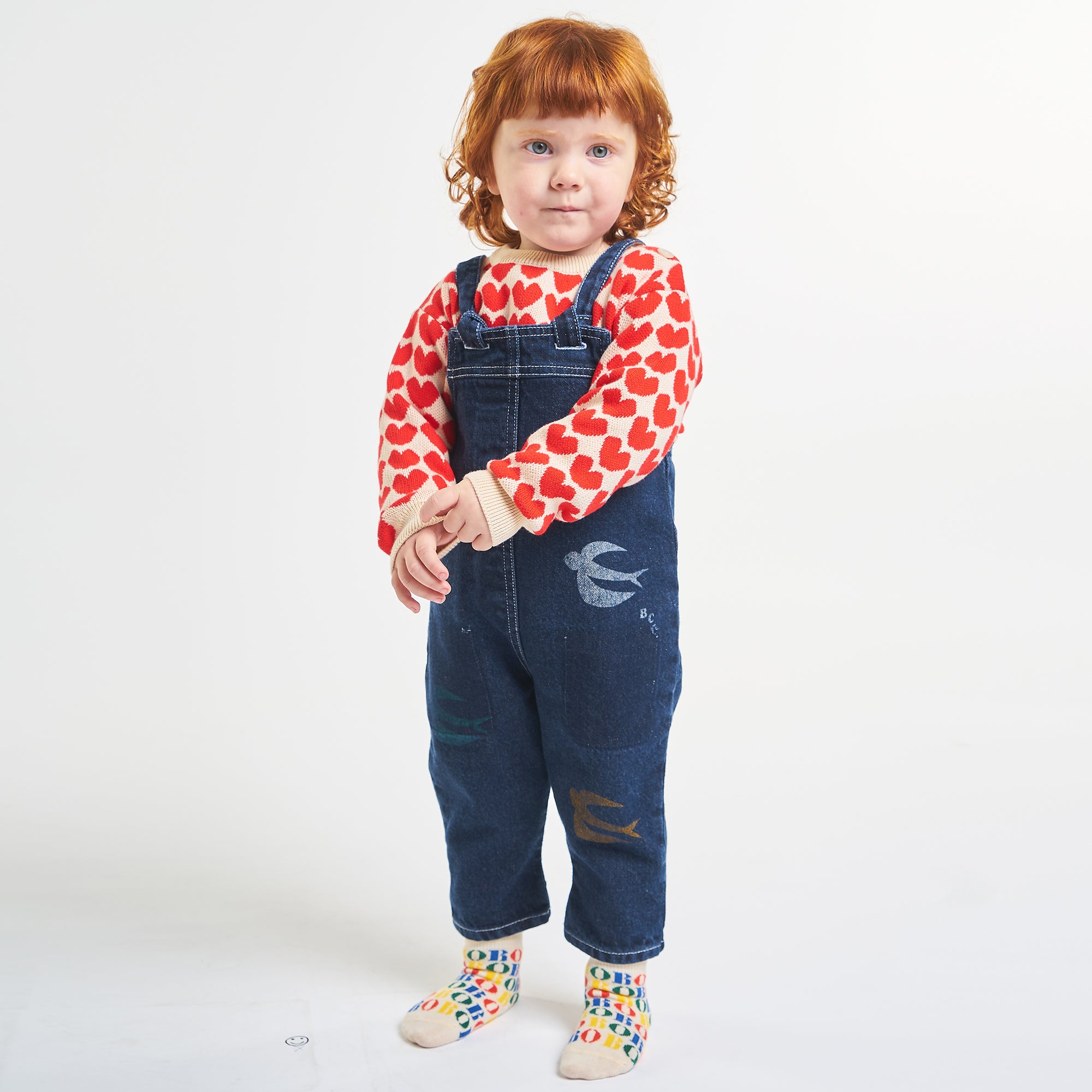Baby Boys & Girls Blue Denim Trousers