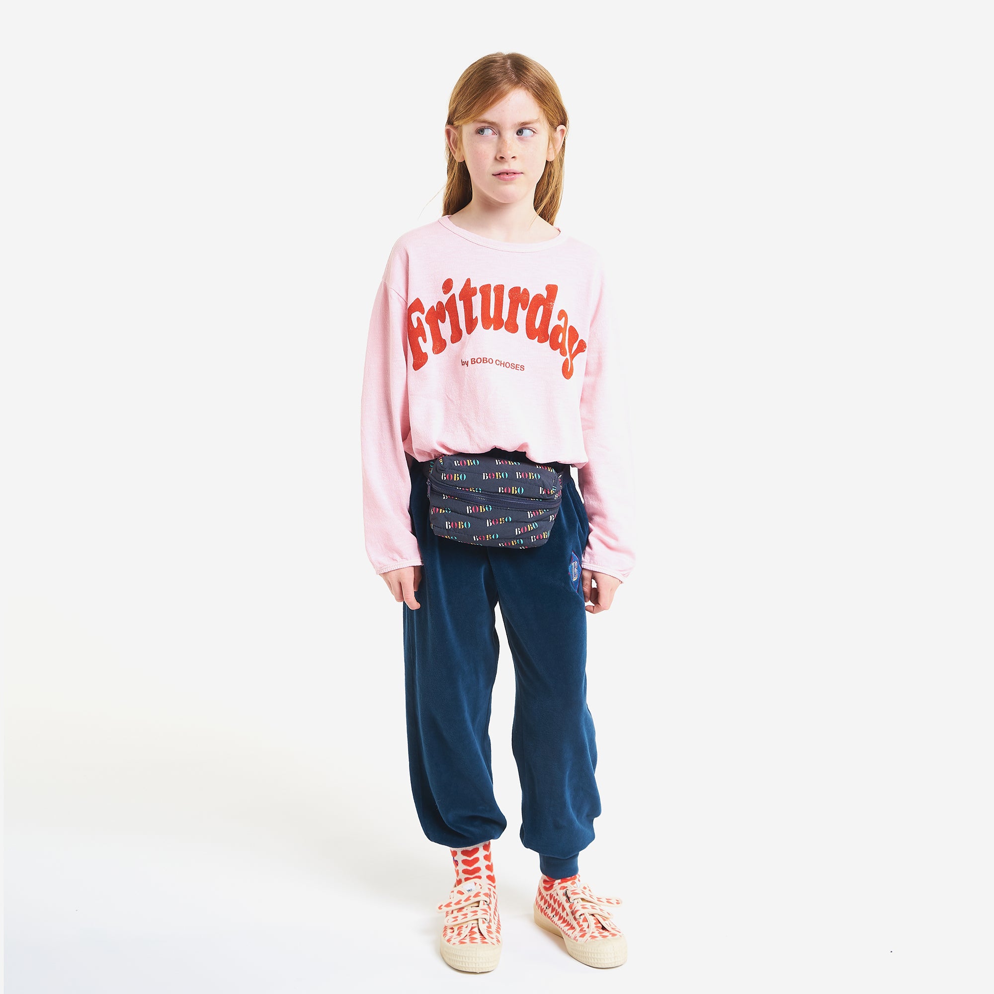 Boys & Girls Blue Velvet Trousers