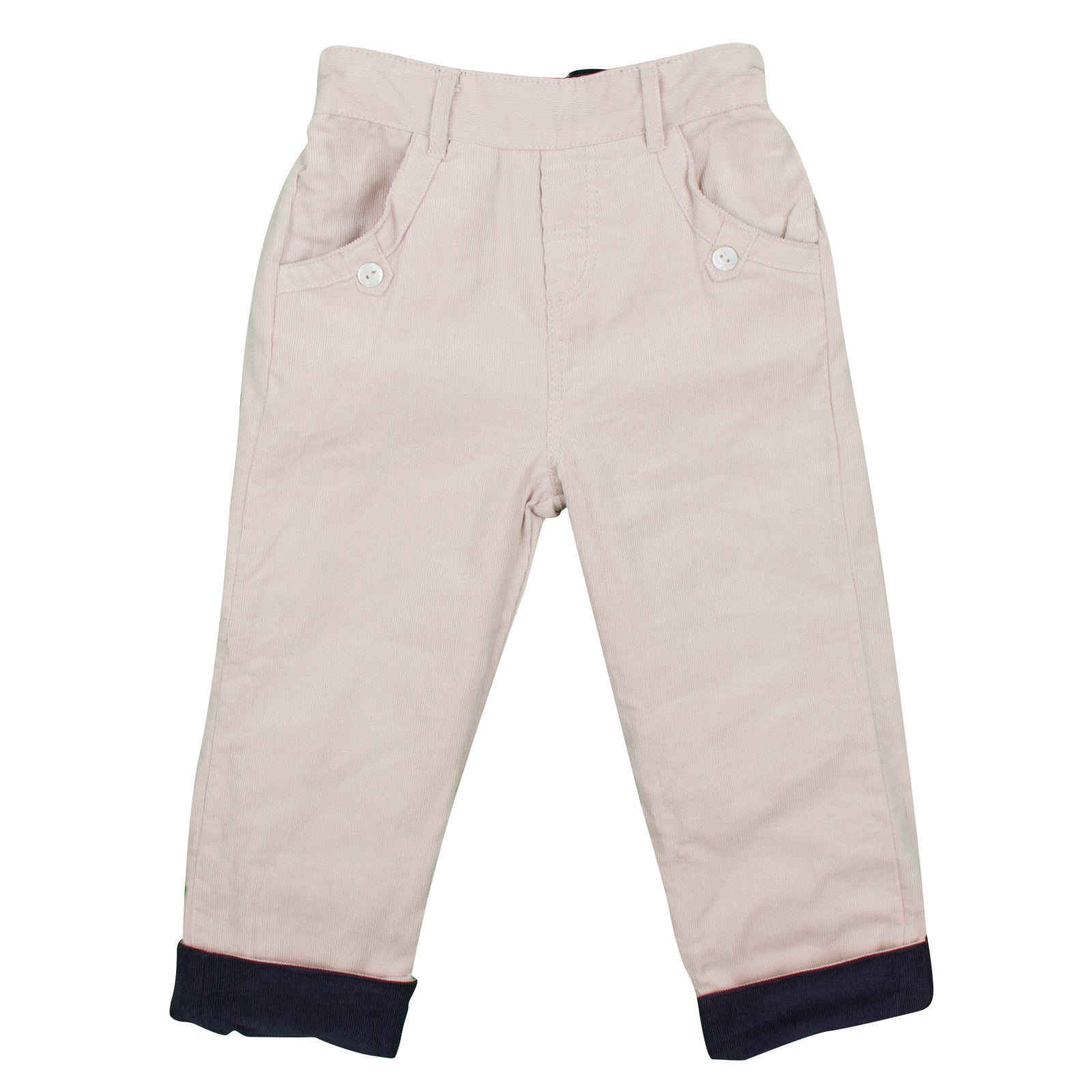 Baby Boys Navy Blue  Reversible Pants - CÉMAROSE | Children's Fashion Store - 3
