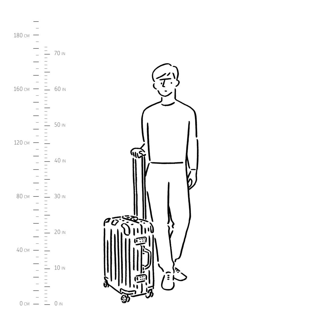 22寸Original Cabin Plus银色登机箱