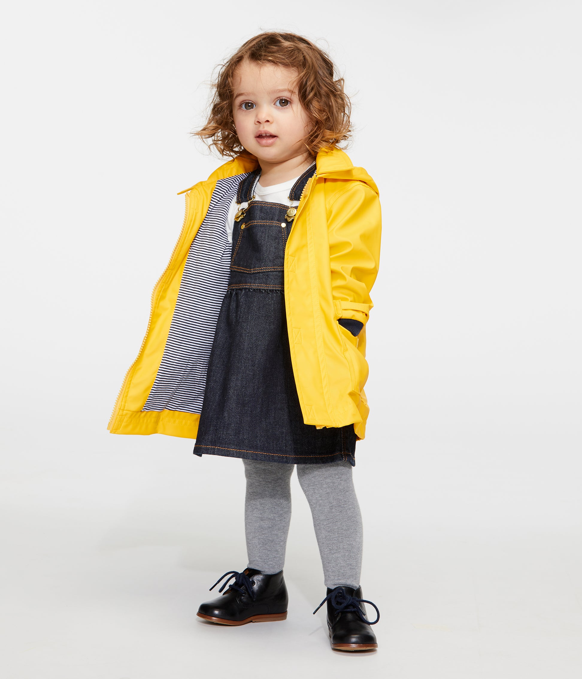 Baby Boys & Girls Yellow Coat