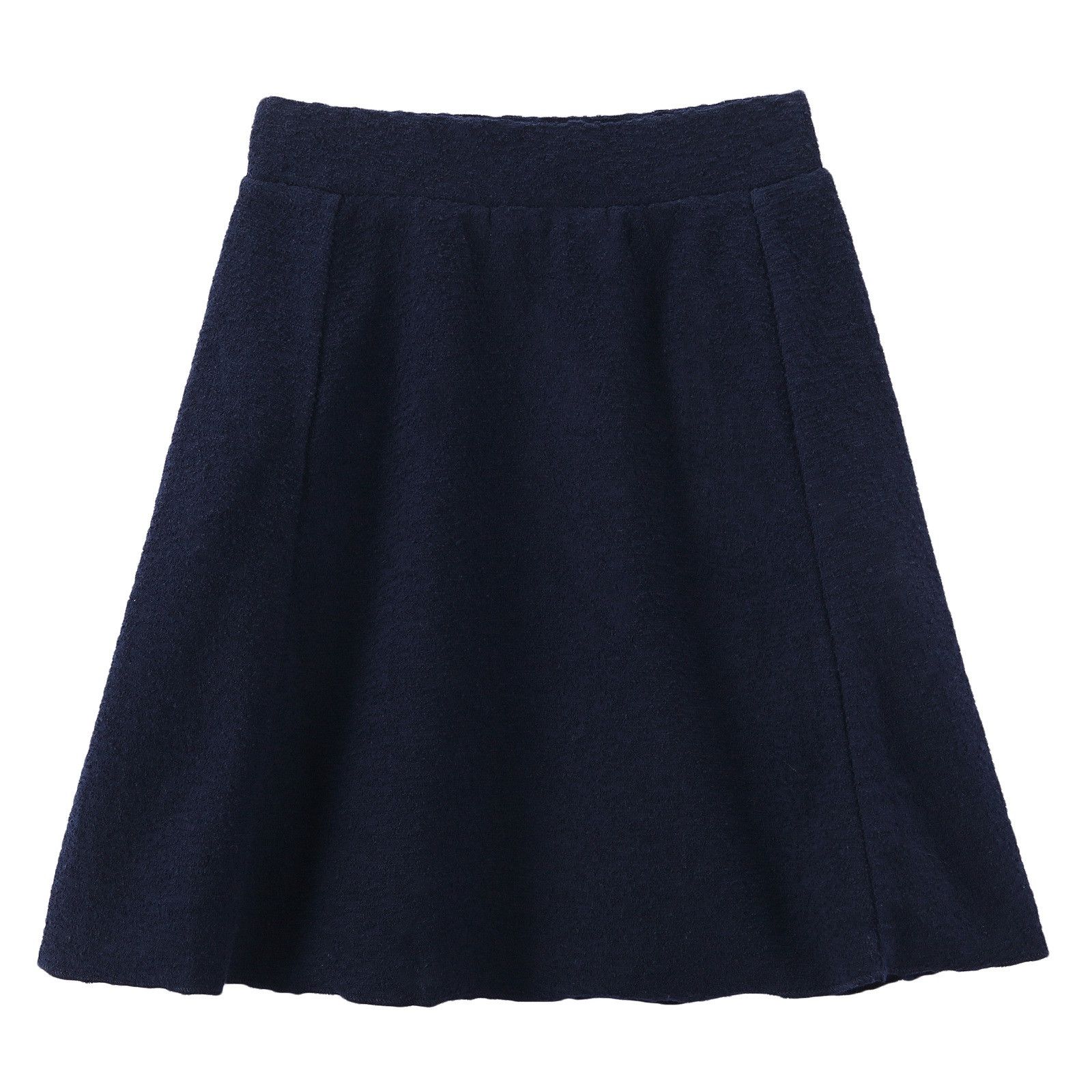 Girls Navy Blue Cotton Skirt - CÉMAROSE | Children's Fashion Store - 2