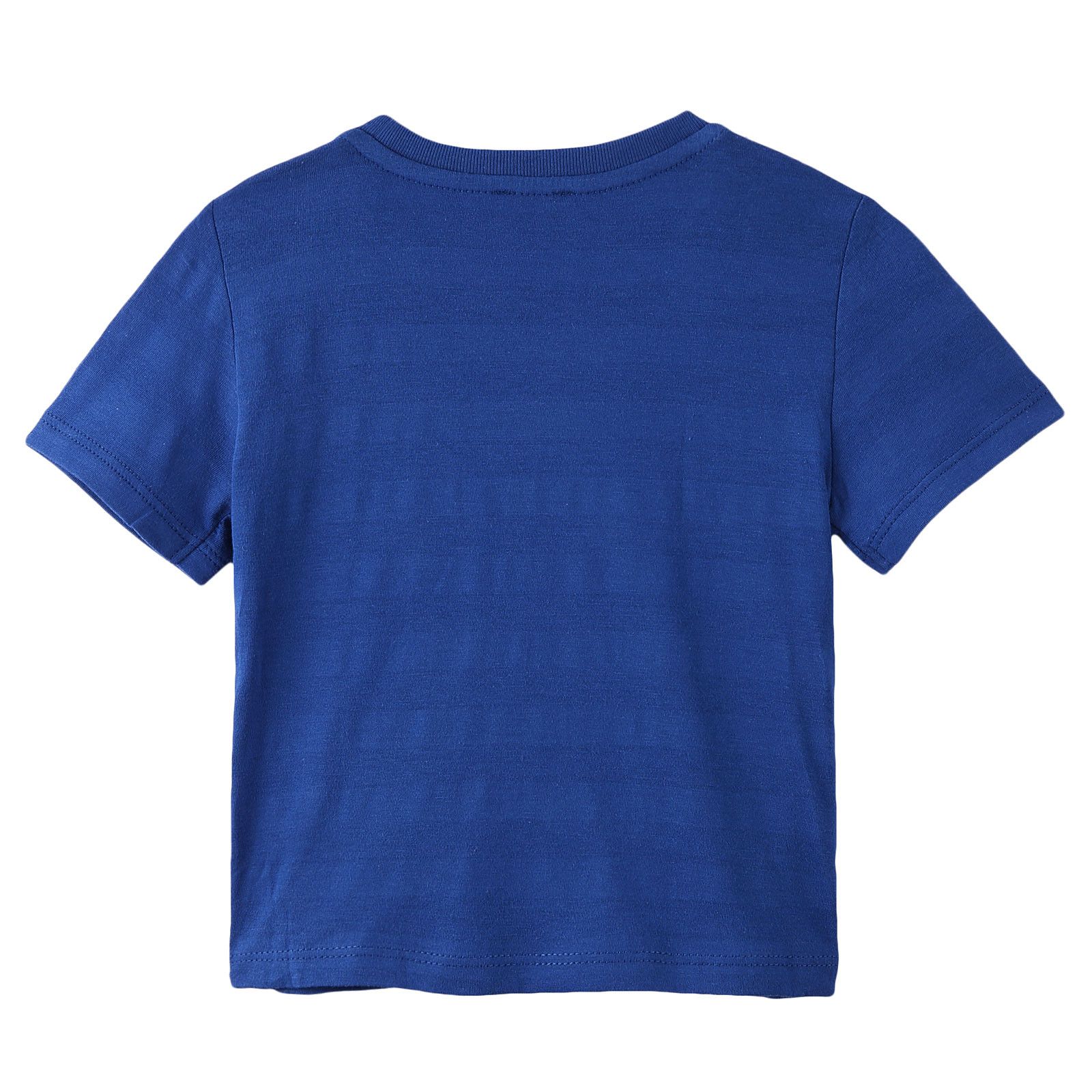Boys Royal Blue Shark Printed Cotton T-Shirt - CÉMAROSE | Children's Fashion Store - 2