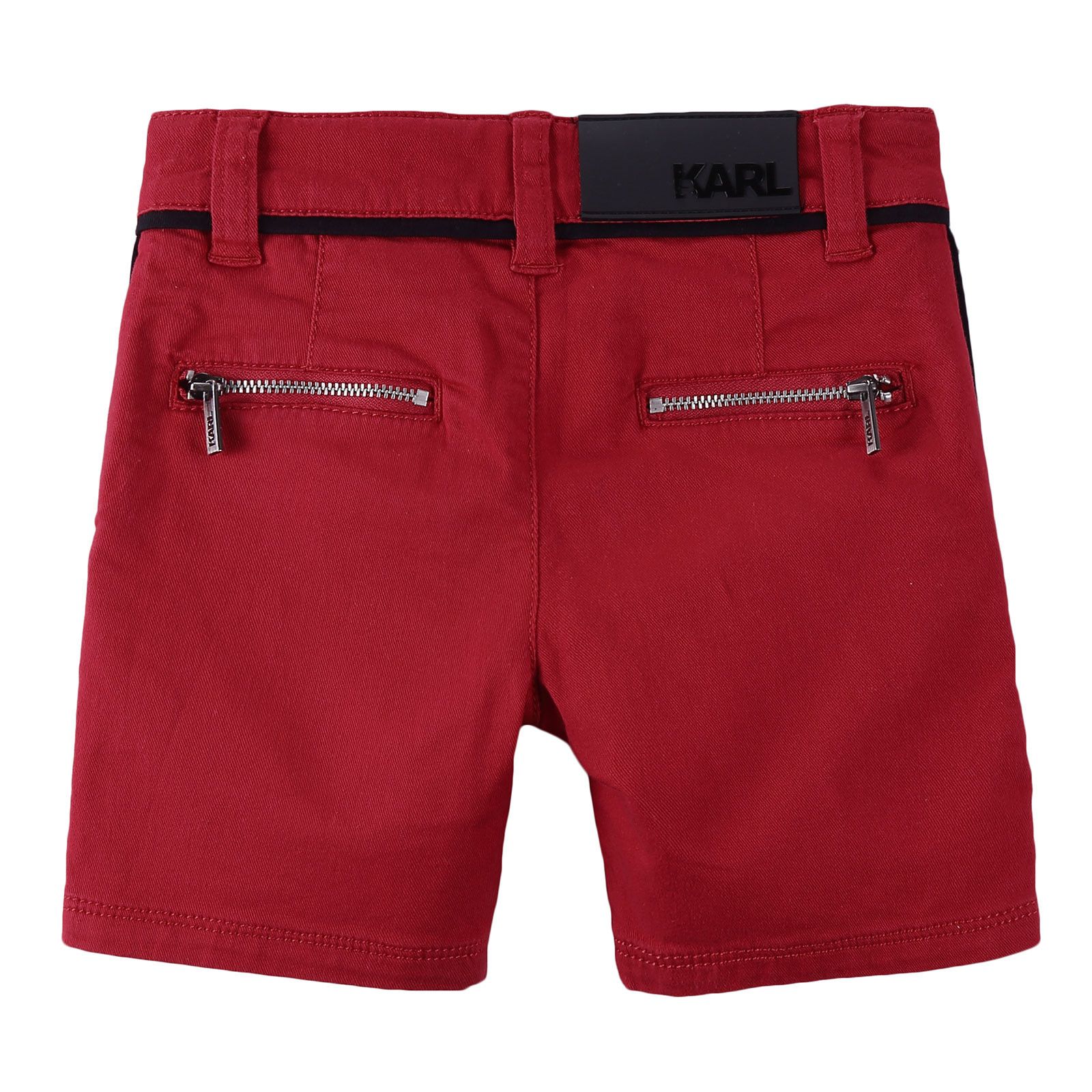 Boys Red Cardinal Cotton Bermuda Short - CÉMAROSE | Children's Fashion Store - 2