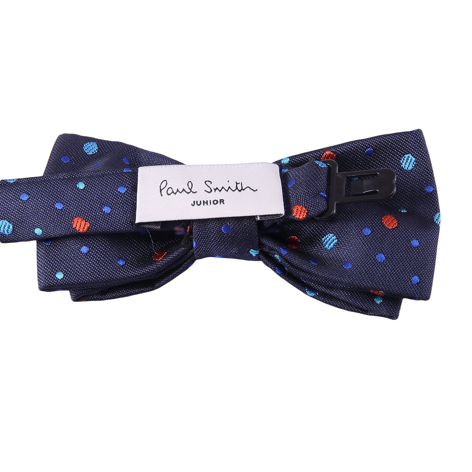 Boys Navy Blue Bow Ties With Colorful Spot Trims - CÉMAROSE | Children's Fashion Store - 2