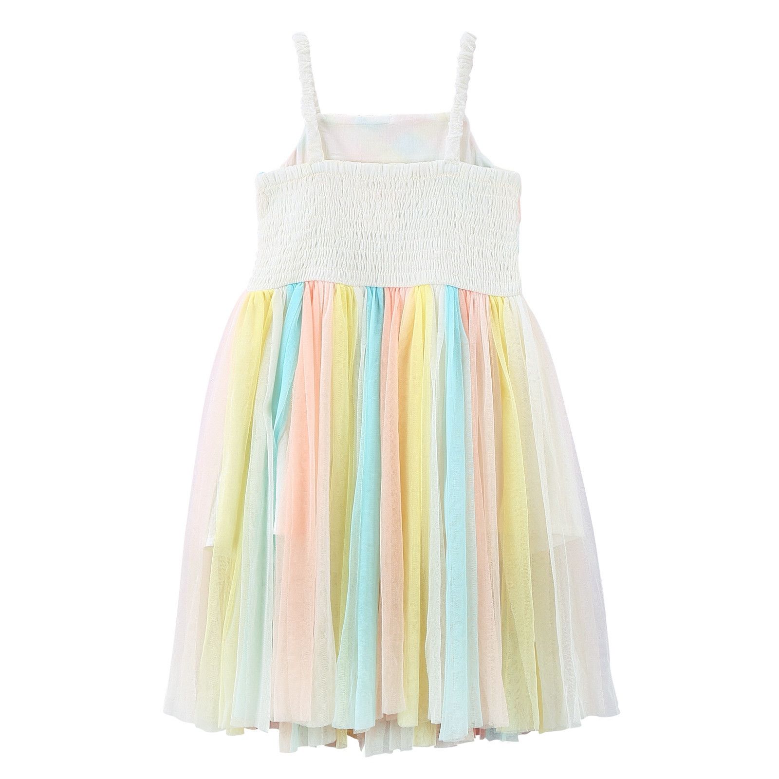 Girls Multicolor Ribbon Sleeveless Dress - CÉMAROSE | Children's Fashion Store - 3