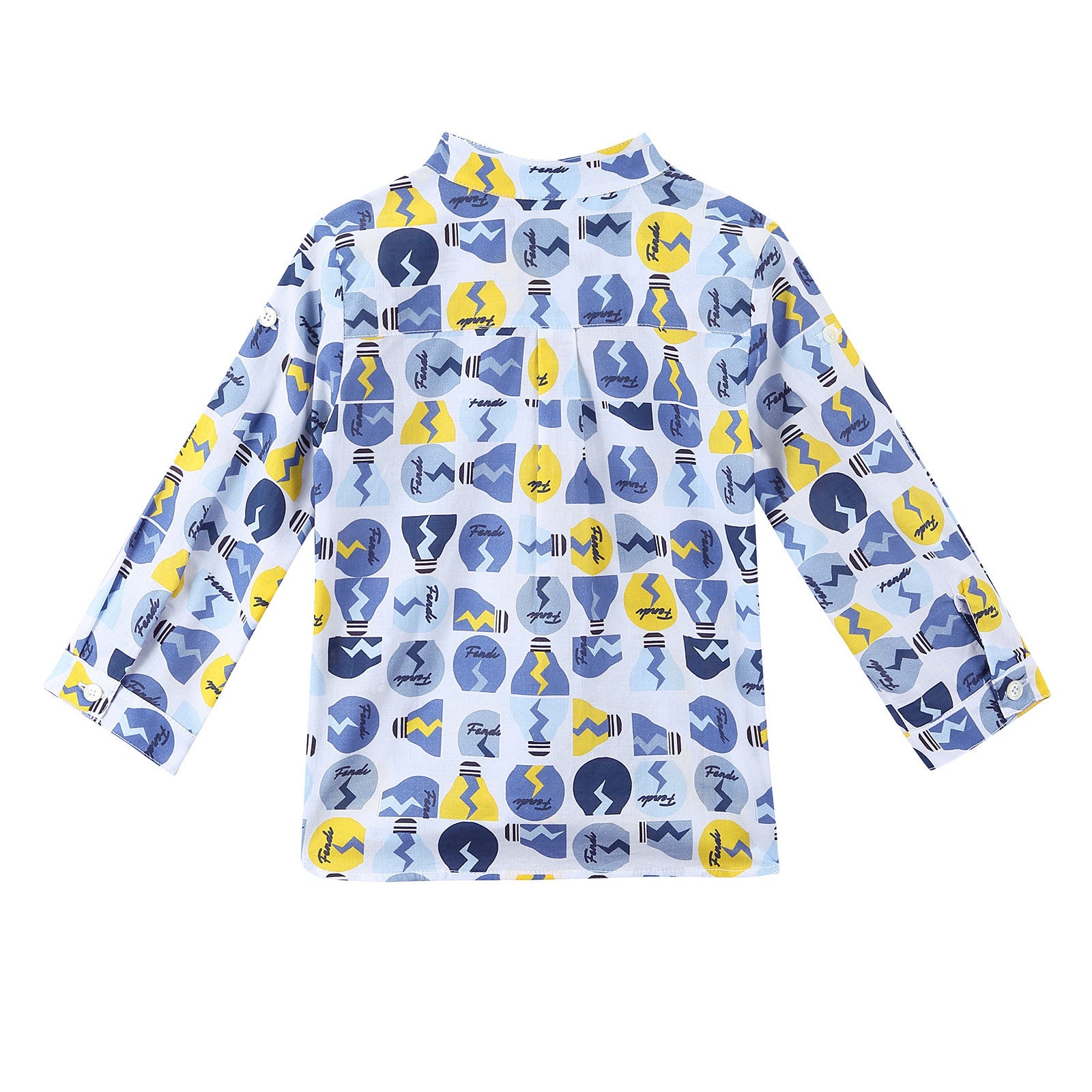 Baby Boys Multicolor All Over Printed Cotton Shirt - CÉMAROSE | Children's Fashion Store - 2