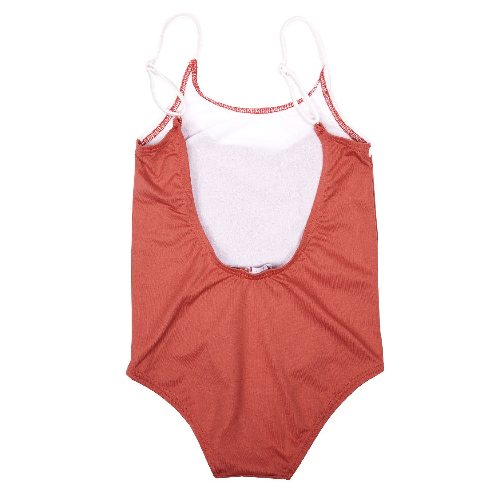 Girls Red Cat Face Printed Swimsuit - CÉMAROSE | Children's Fashion Store - 2