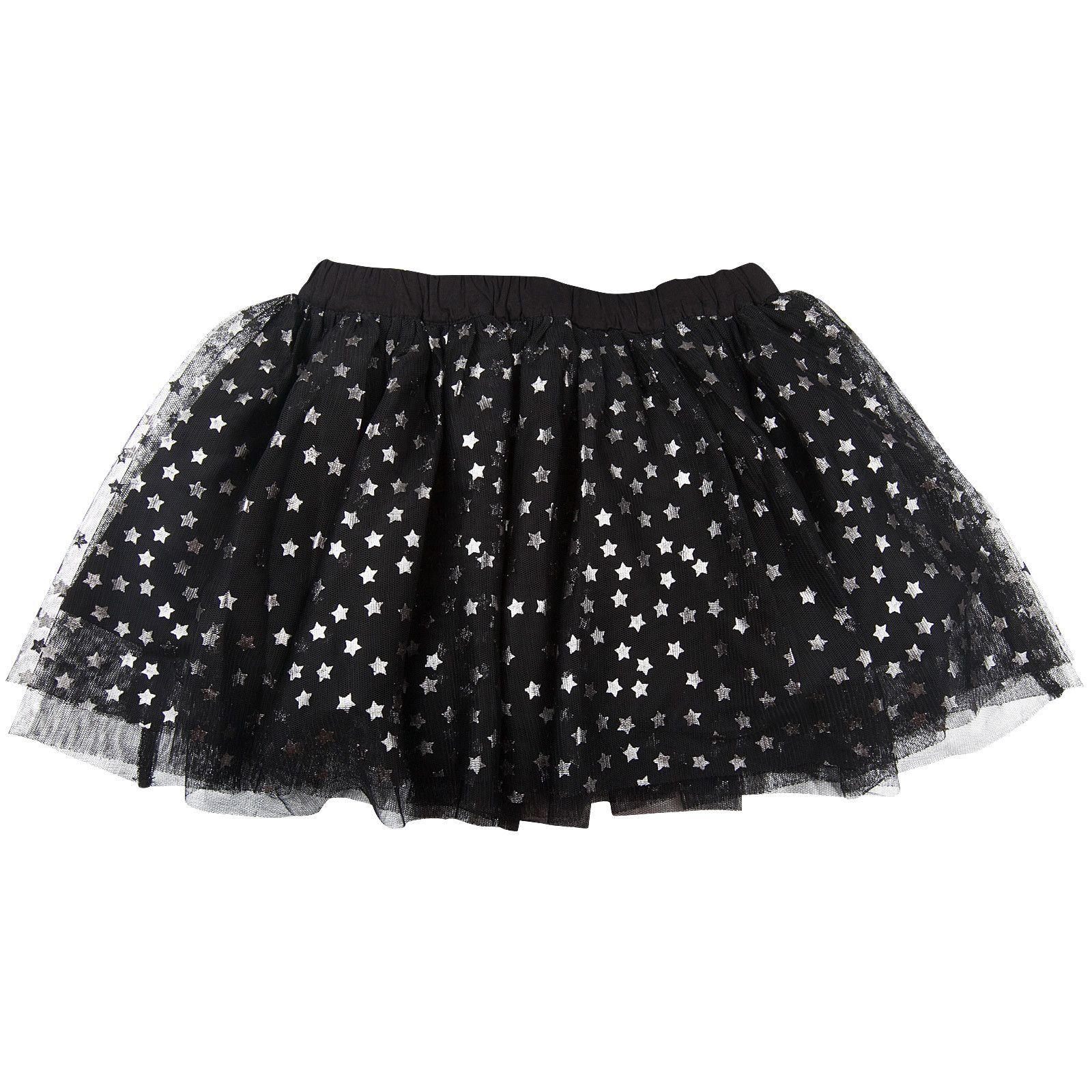 Honey Girls Black Tulle Skirt With Silver Stars - CÉMAROSE | Children's Fashion Store - 2