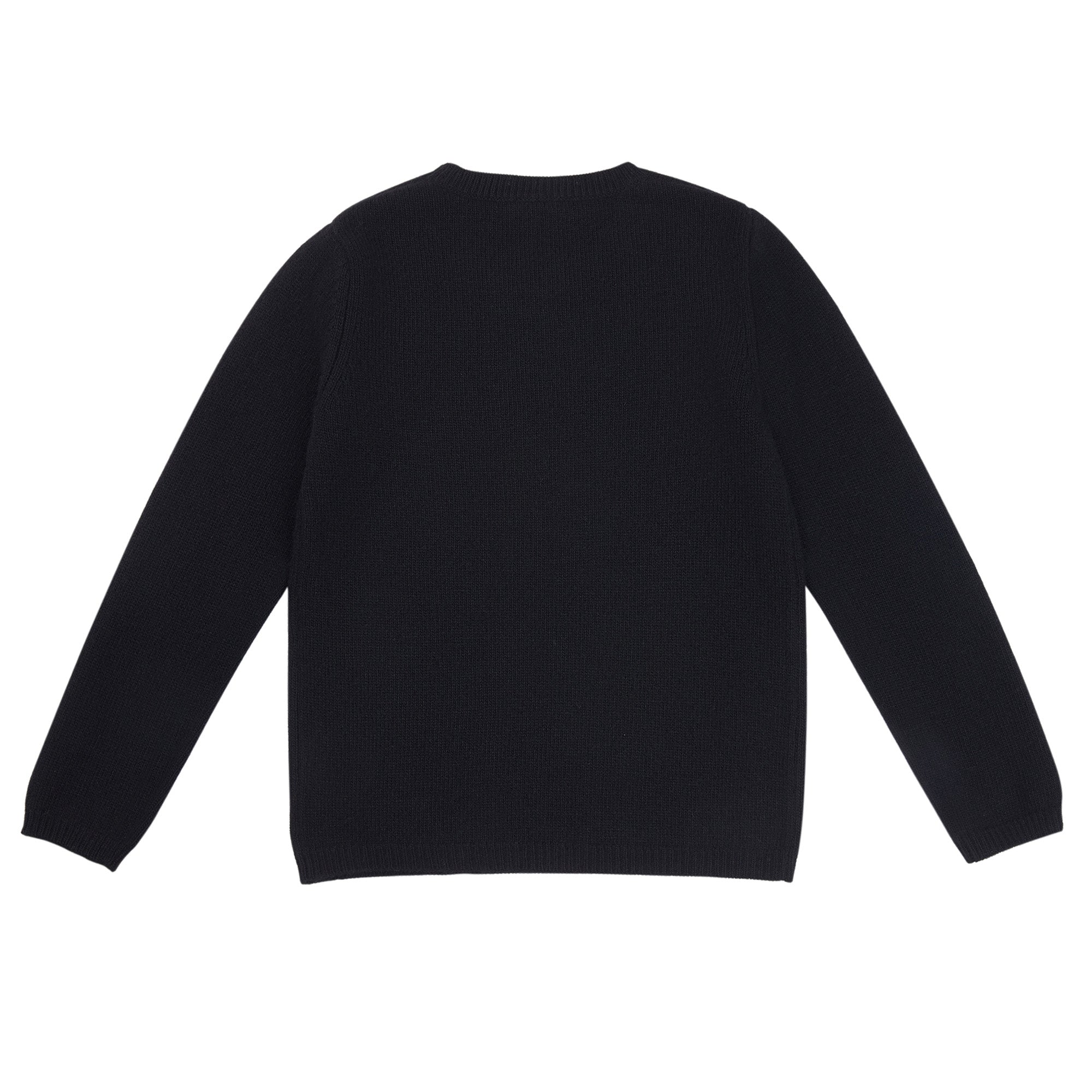 Girls Black Wool Sweater