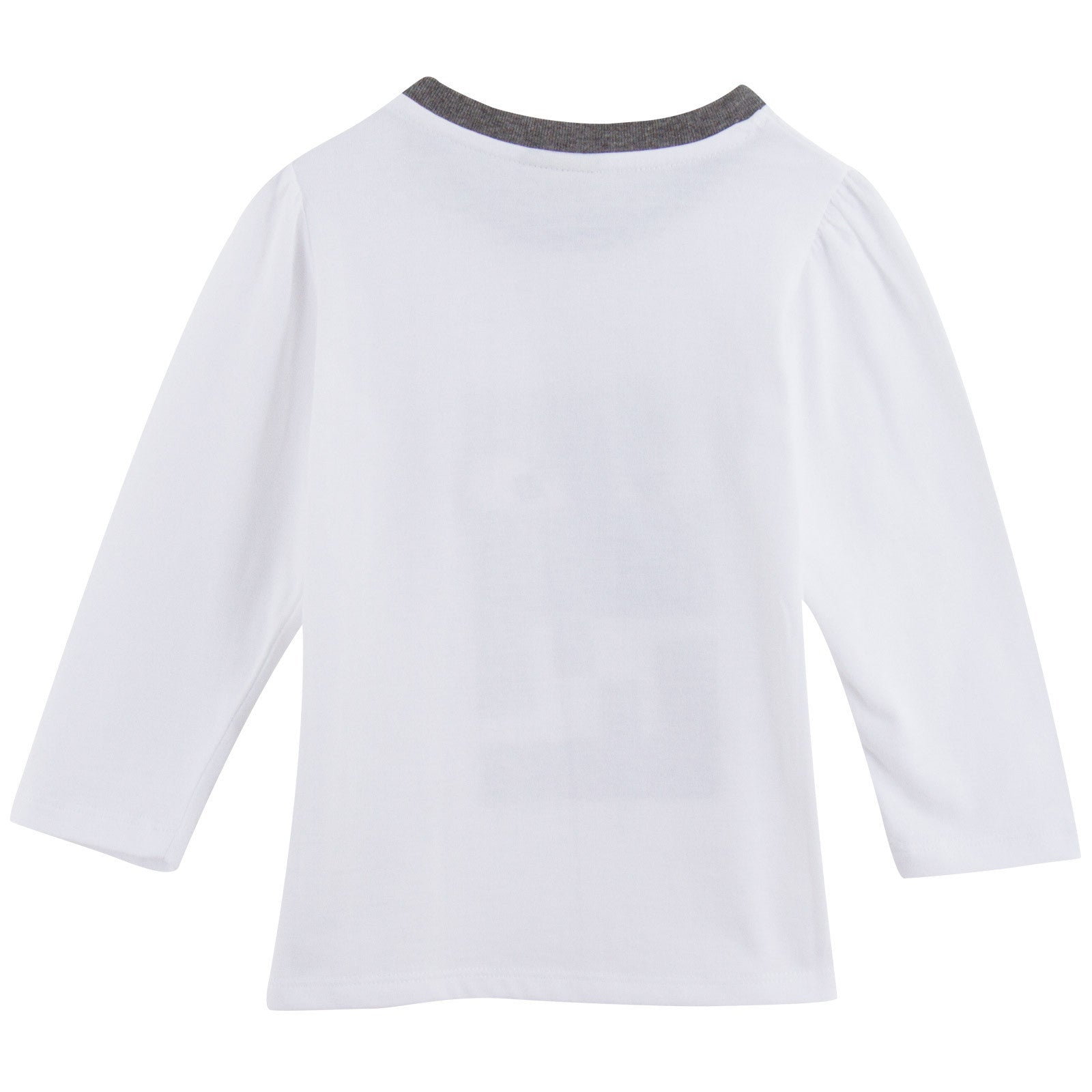 Baby Boys White Cotton Monster Printed T-Shirt - CÉMAROSE | Children's Fashion Store - 2