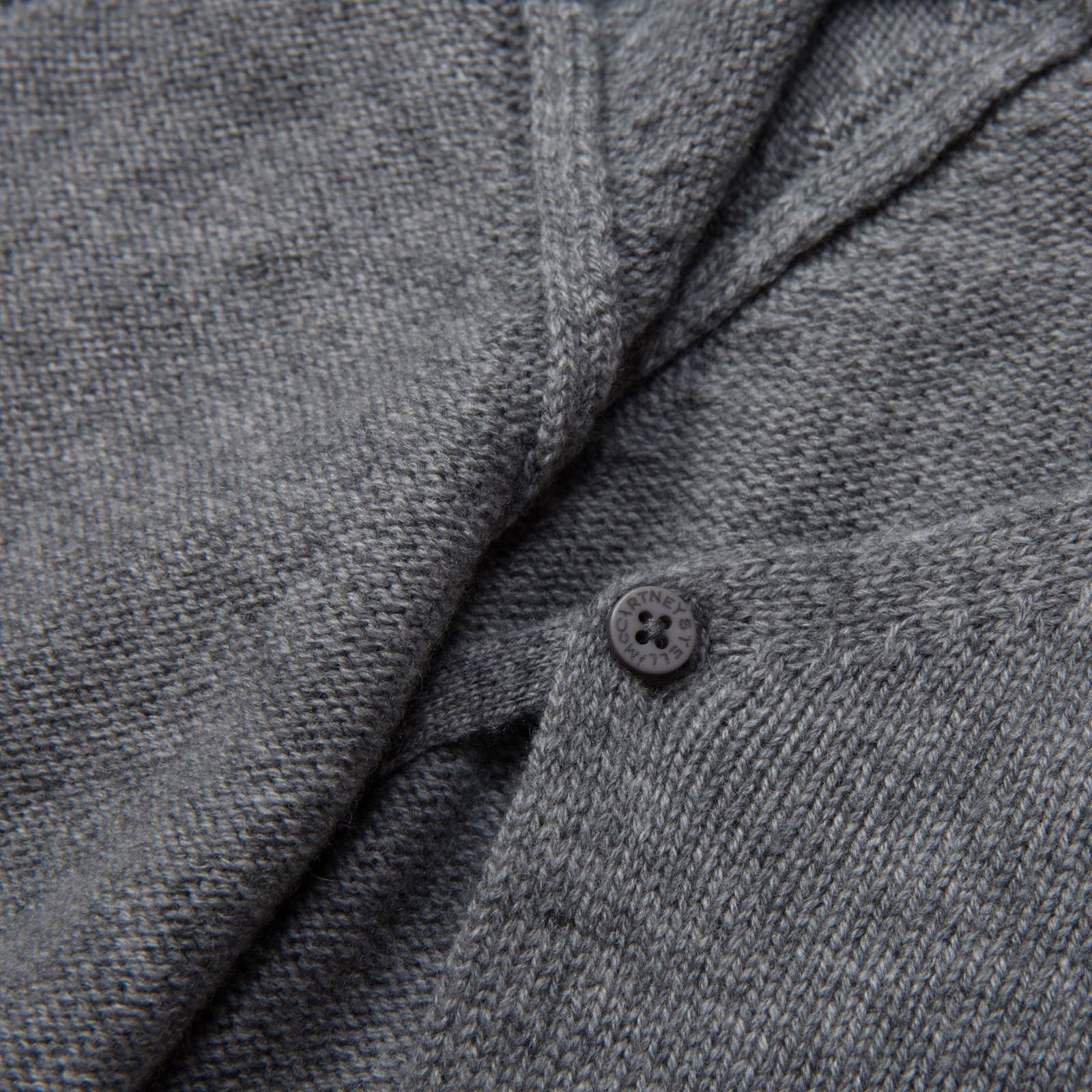 Smudge Baby Grey Wool&Cashmere Cardigan With Ears - CÉMAROSE | Children's Fashion Store - 3