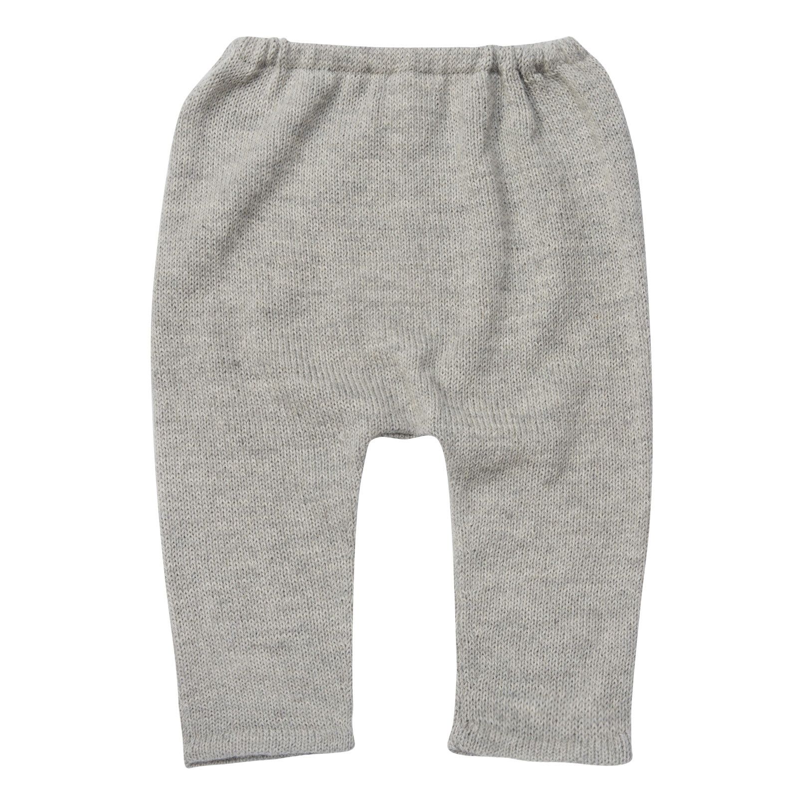 Baby Light Grey Alpaga Wool Hammer Leggings - CÉMAROSE | Children's Fashion Store - 1