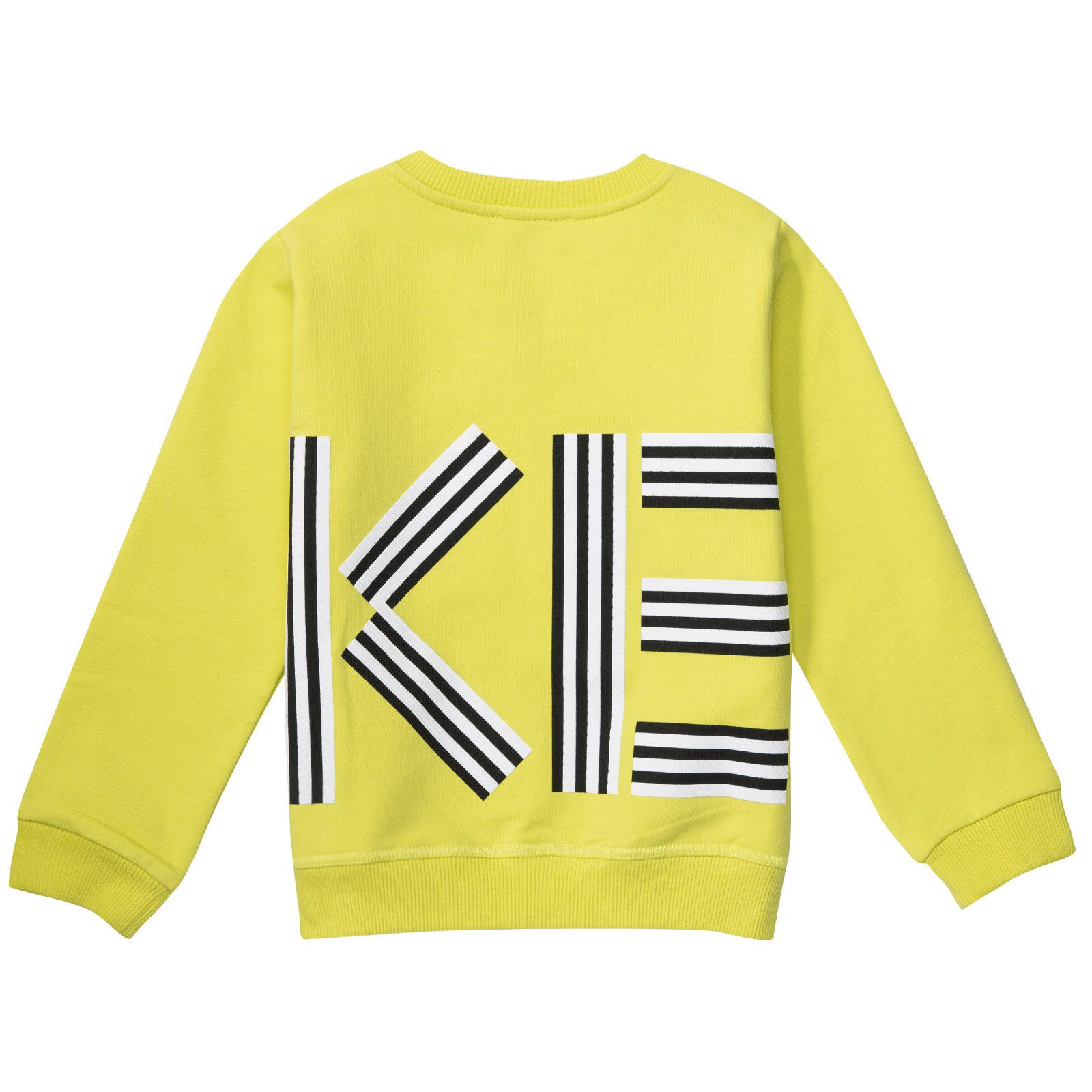 Baby&Girls Lime Green Printed Logo Sweatshirt - CÉMAROSE | Children's Fashion Store - 2