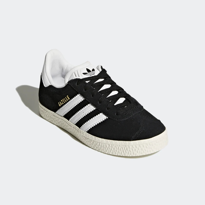 Boys Black & White "GAZELLE" Shoes