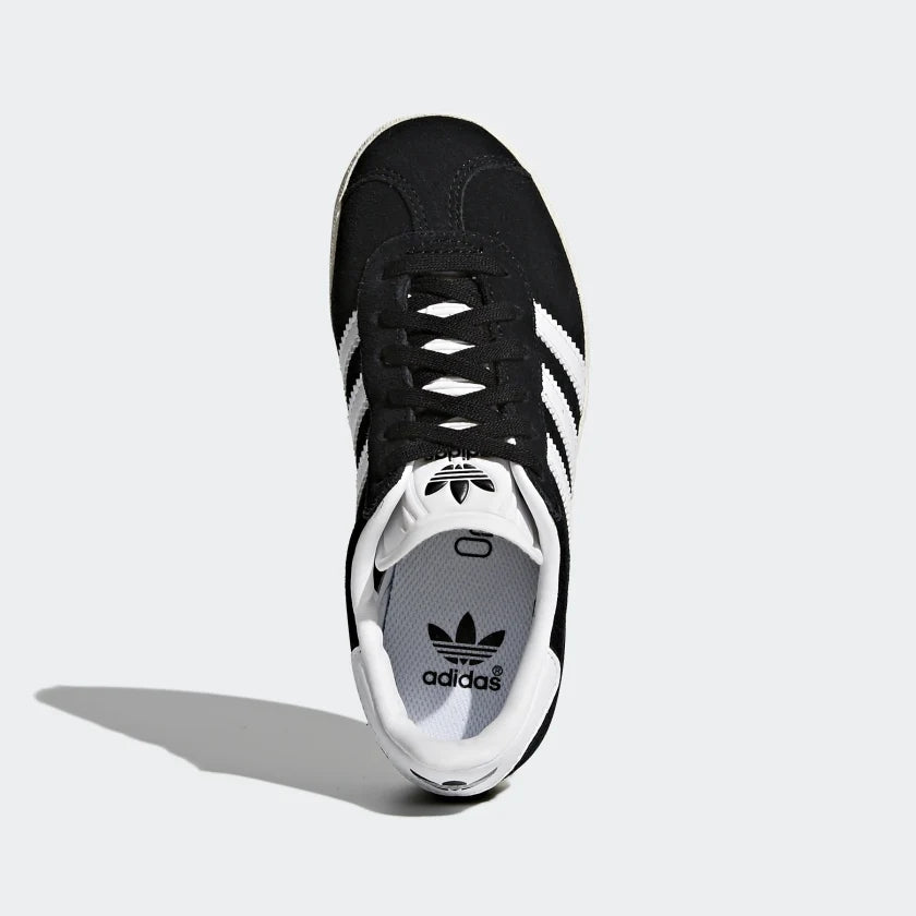 Boys Black & White "GAZELLE" Shoes