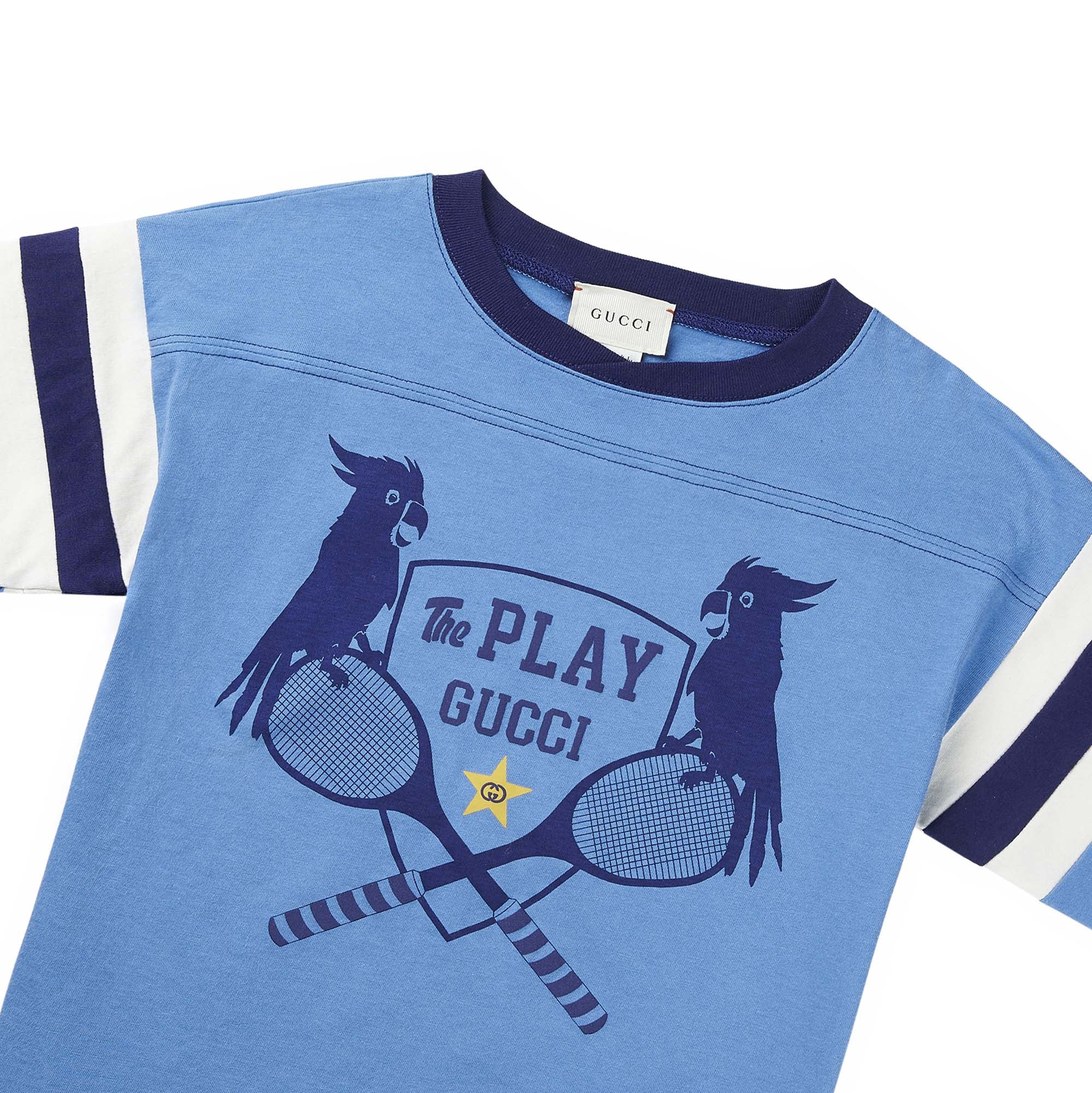 Boys Blue Cotton T-shirt