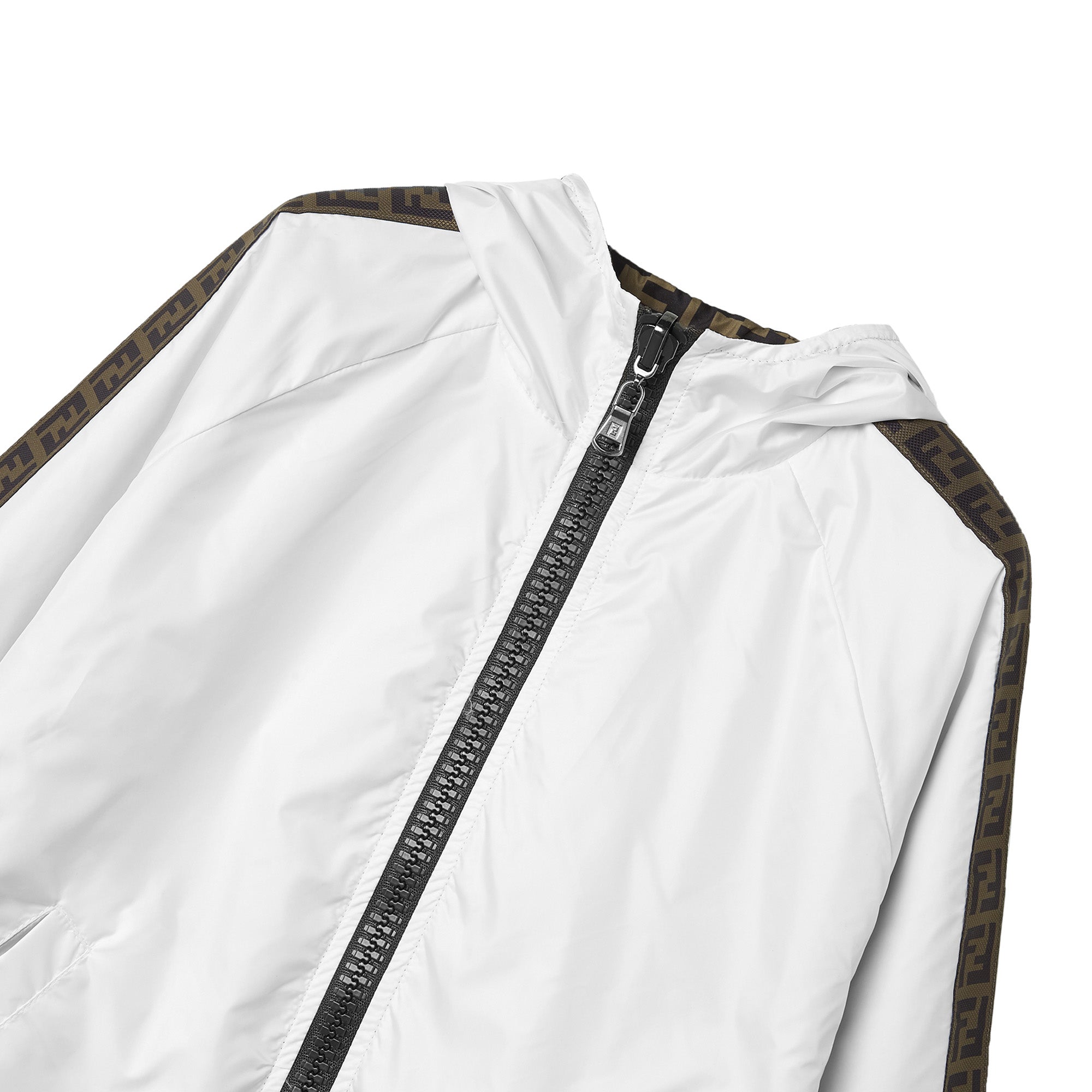 Boys & Girls White Reversible Jacket
