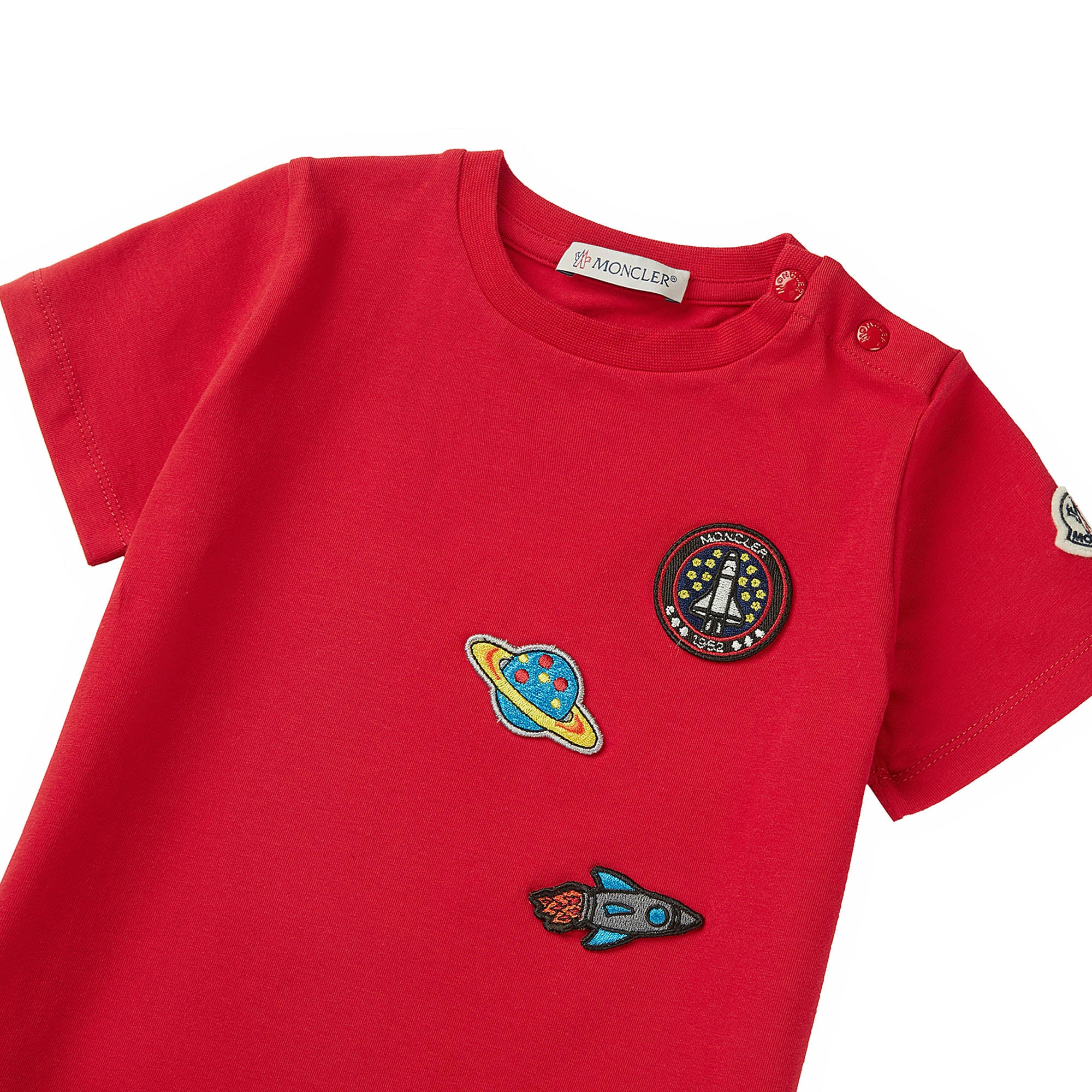 Baby Boys Red Cotton T-shirt