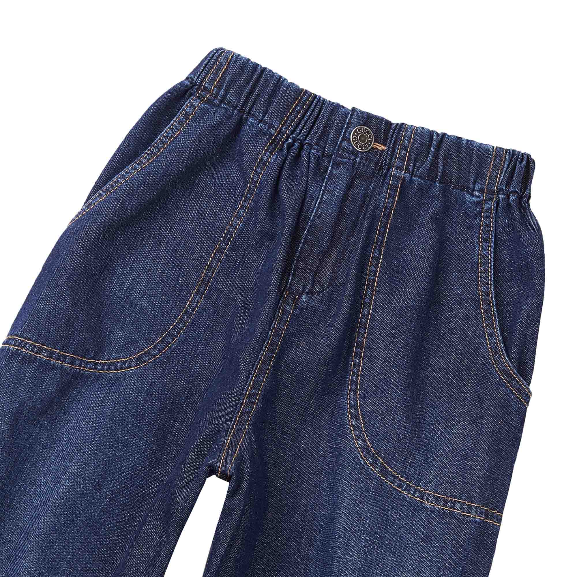 Boys Blue Denim Trousers
