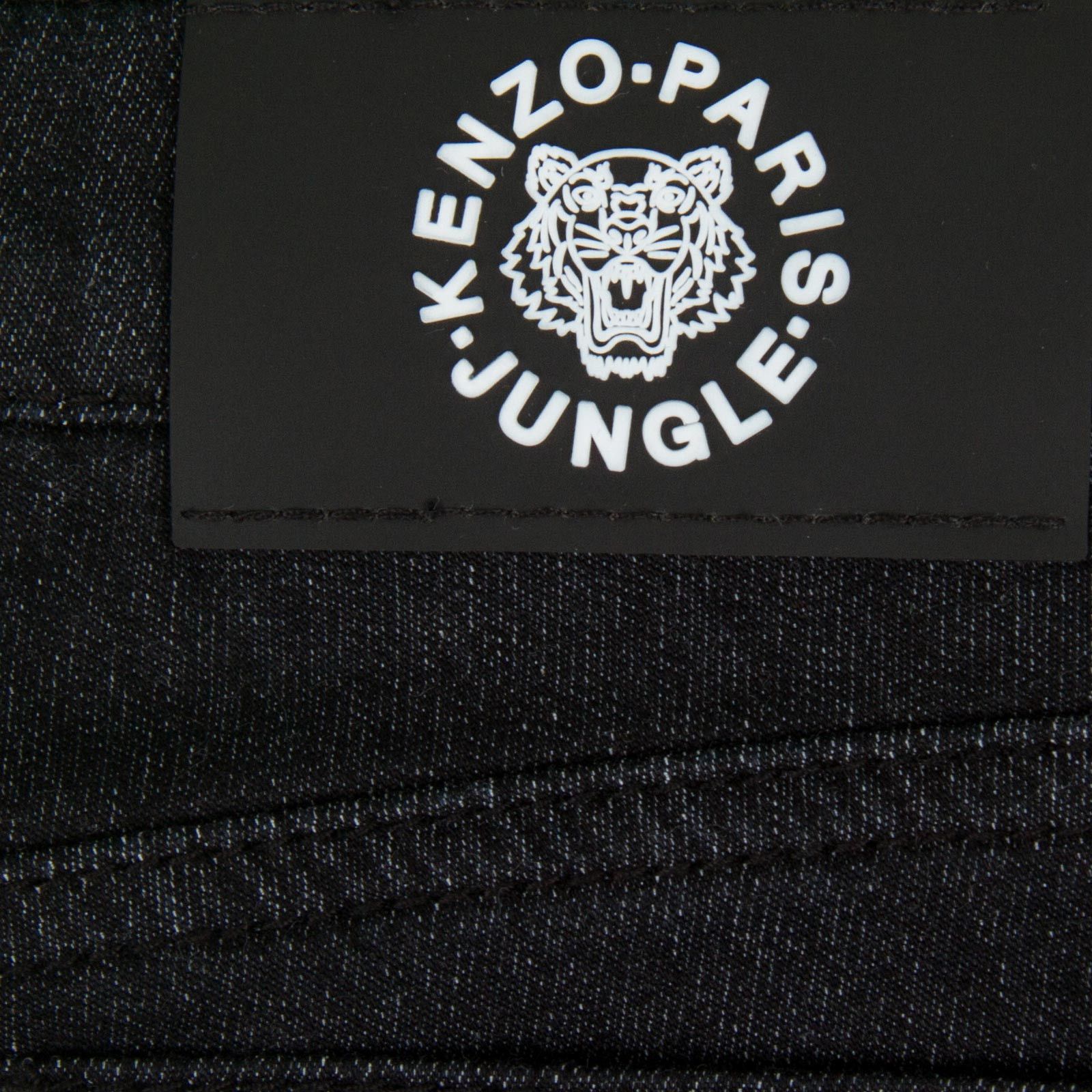 Boys Black Monster Embroidered Jeans With Metal Logo - CÉMAROSE | Children's Fashion Store - 3