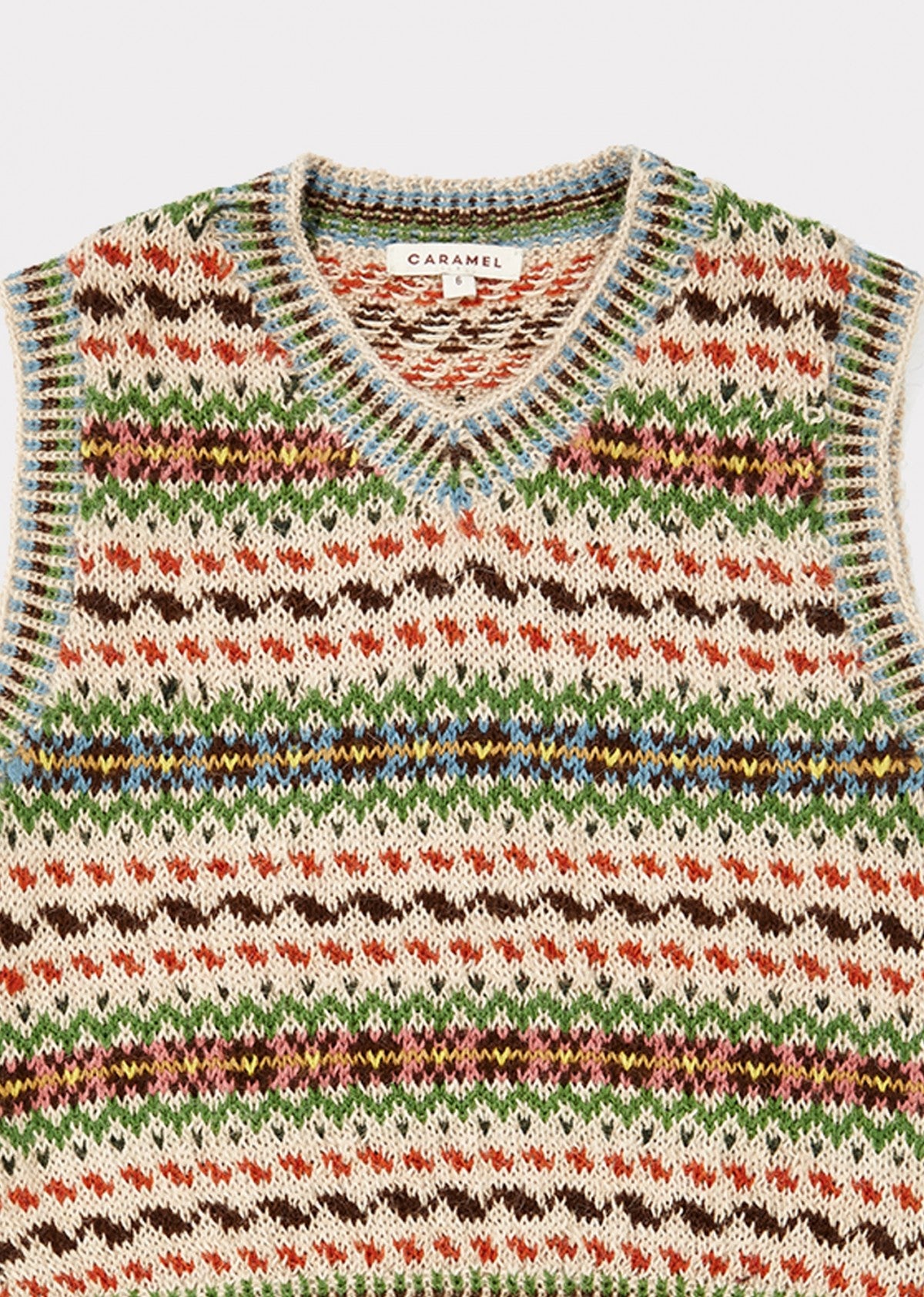 Boys & Girls Beige Alpaca Wool Vest