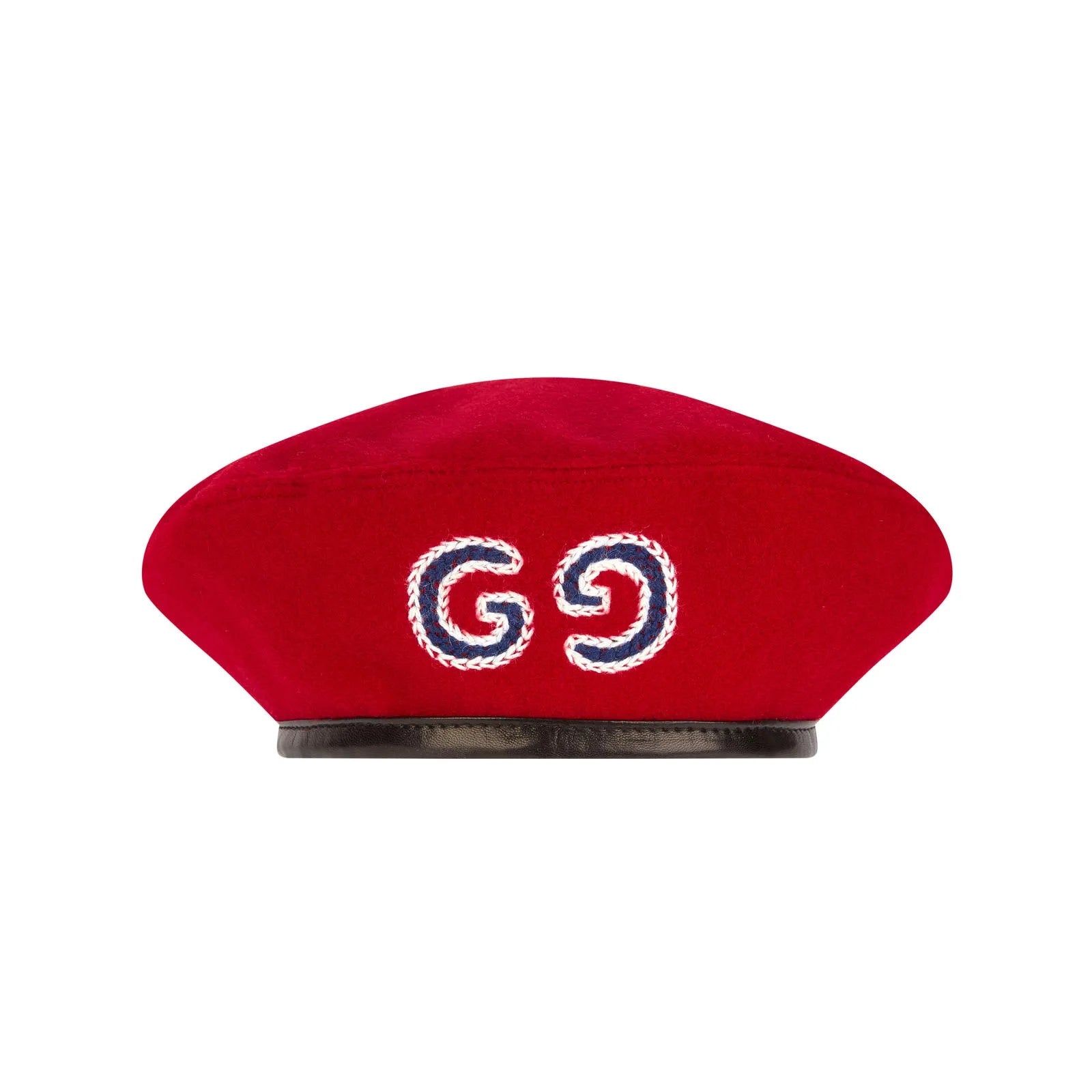 Baby Girls Red GG Beret Hat