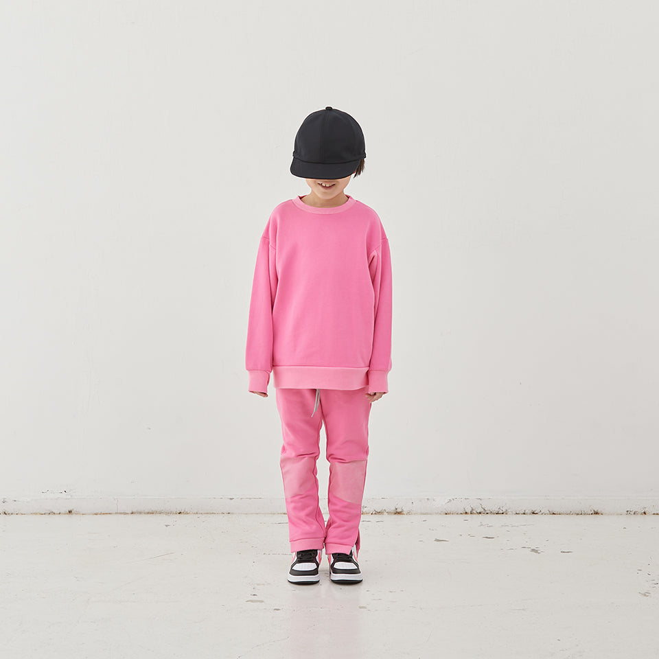 Boys & Girls Pink Cotton Sweatshirt
