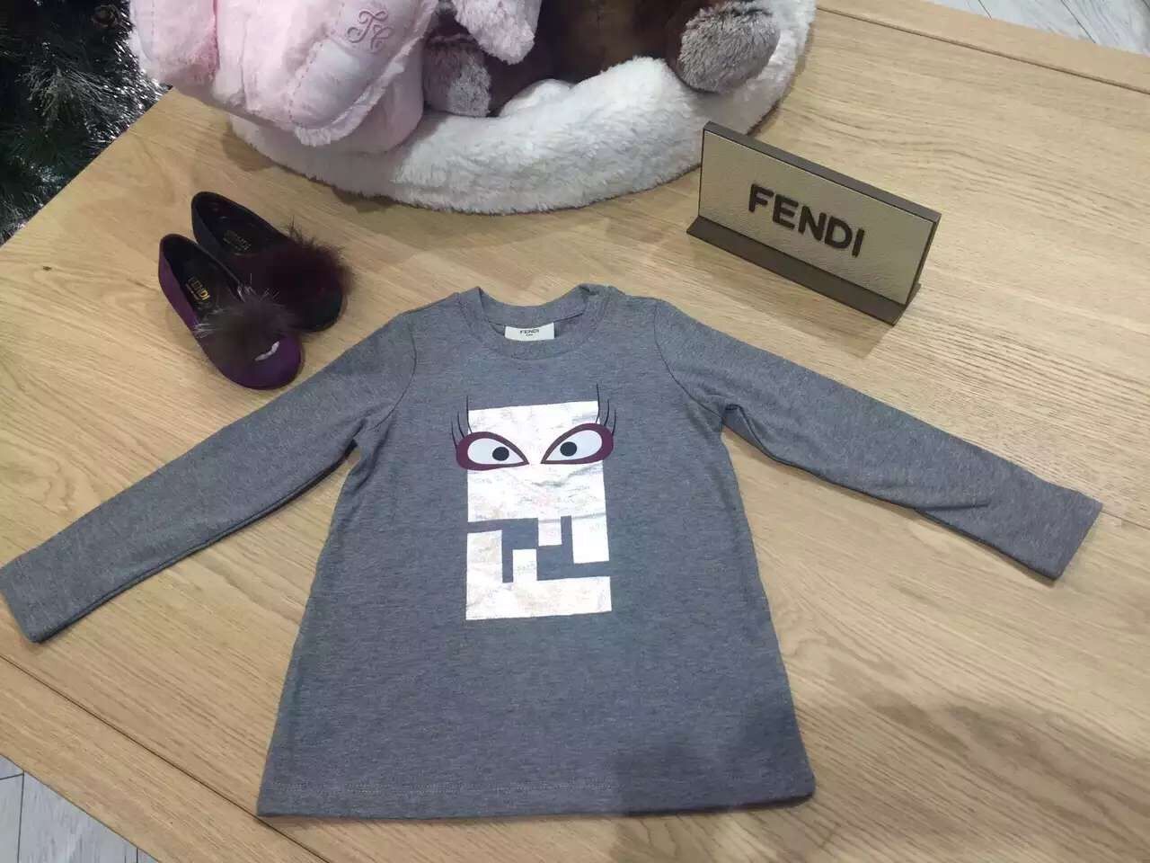 Girls Dark Grey Cotton Monster Printed T-Shirt - CÉMAROSE | Children's Fashion Store