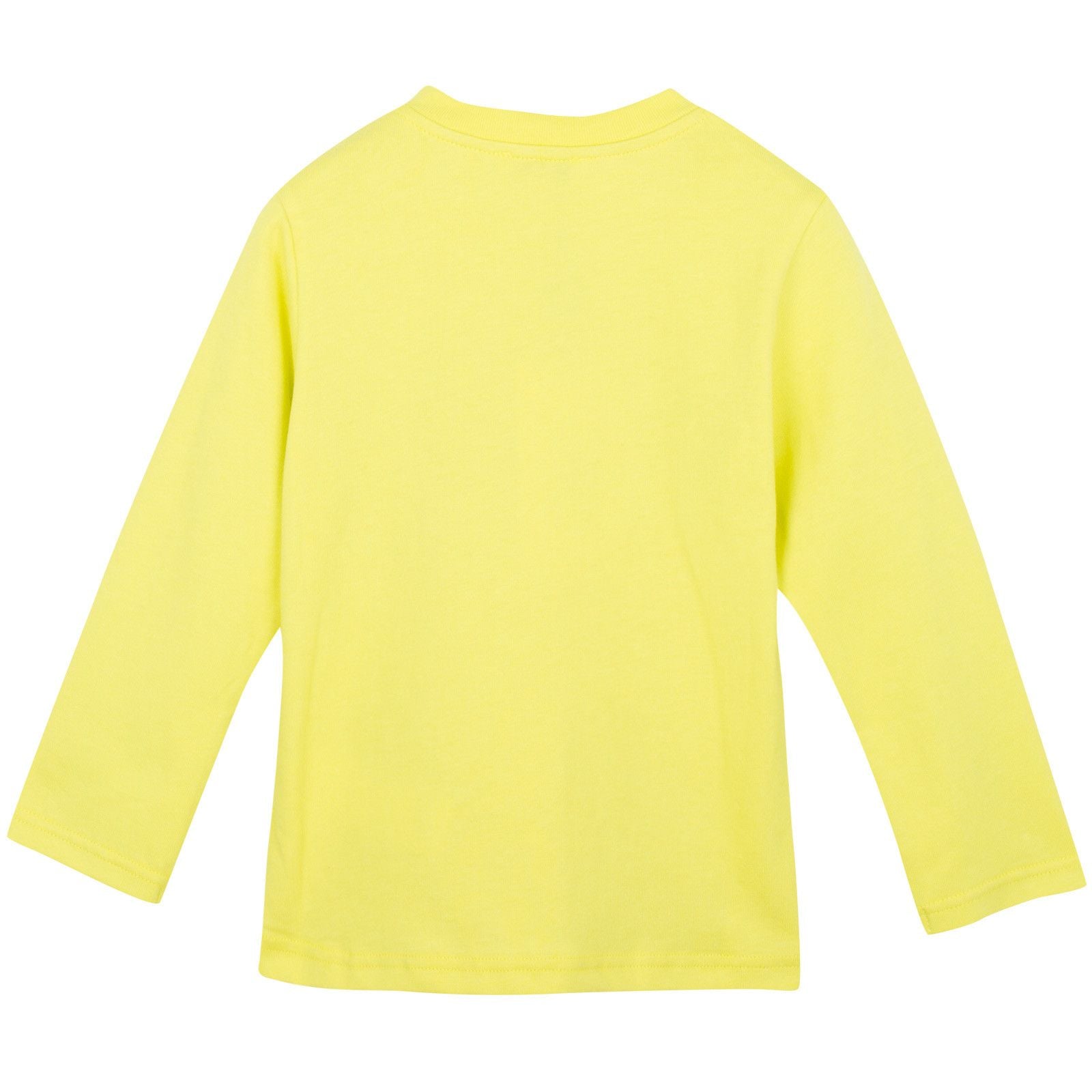 Baby Lime Green Cotton Jersey T-Shirt With Peeking Tiger - CÉMAROSE | Children's Fashion Store - 2