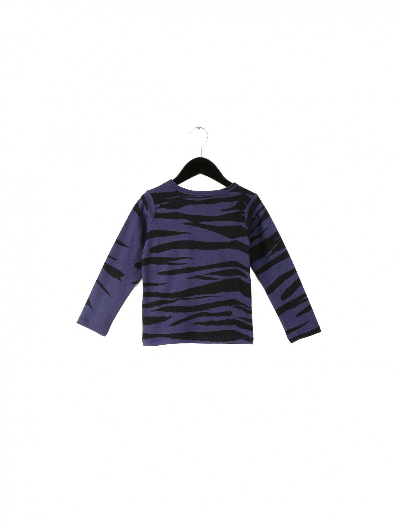 Tiger Dk Blue Stripes Long Sleeve T-Shirt - CÉMAROSE | Children's Fashion Store - 2