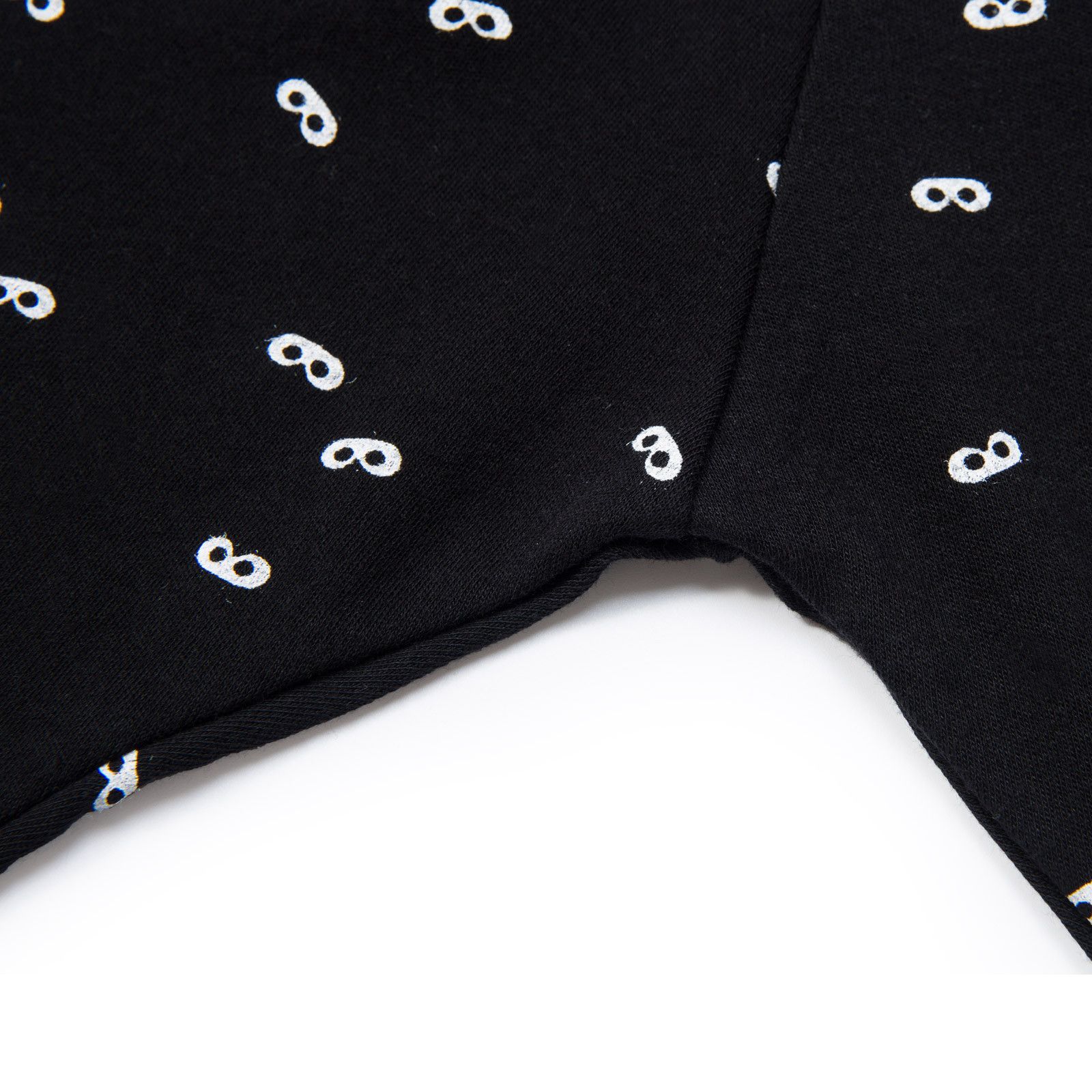 Baby Black Lounge Pants With White Mini Masks - CÉMAROSE | Children's Fashion Store - 4