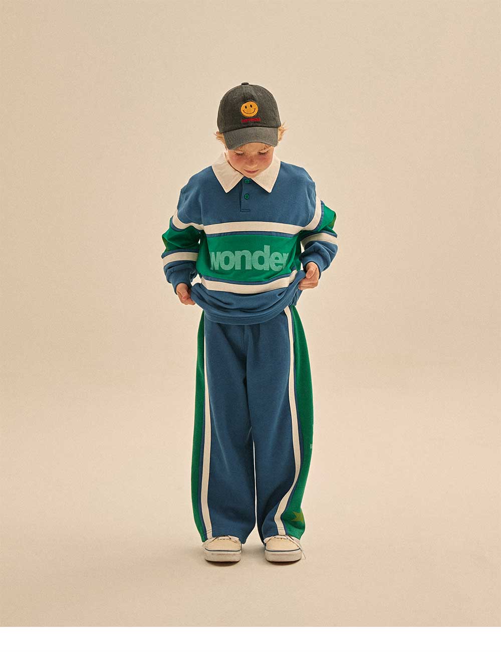 Boys & Girls Blue Wide Trousers