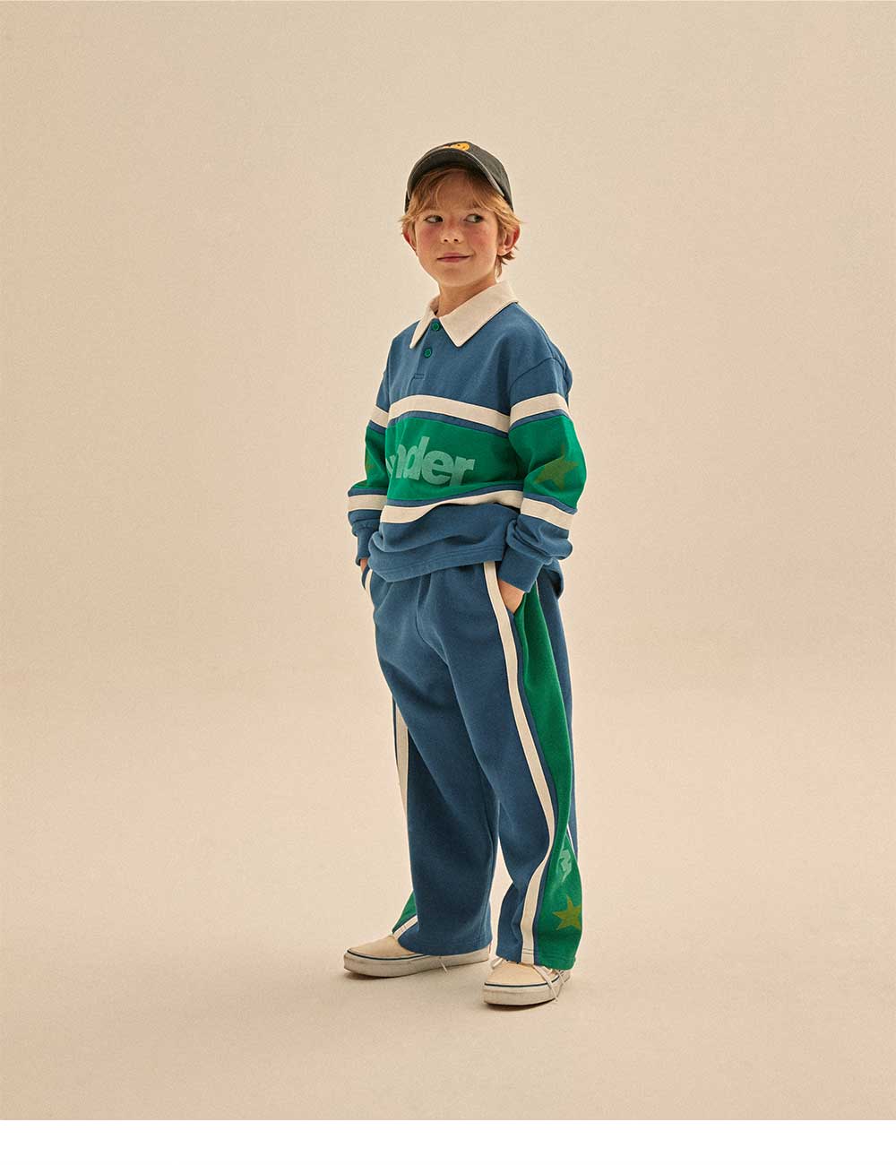 Boys & Girls Blue Wide Trousers