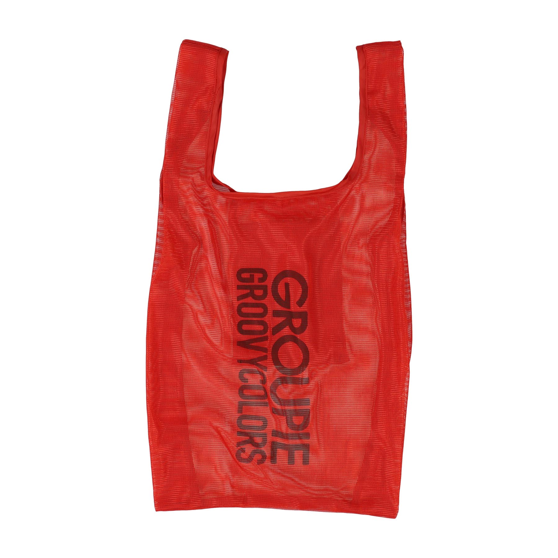 Sac fourre-tout en filet rouge