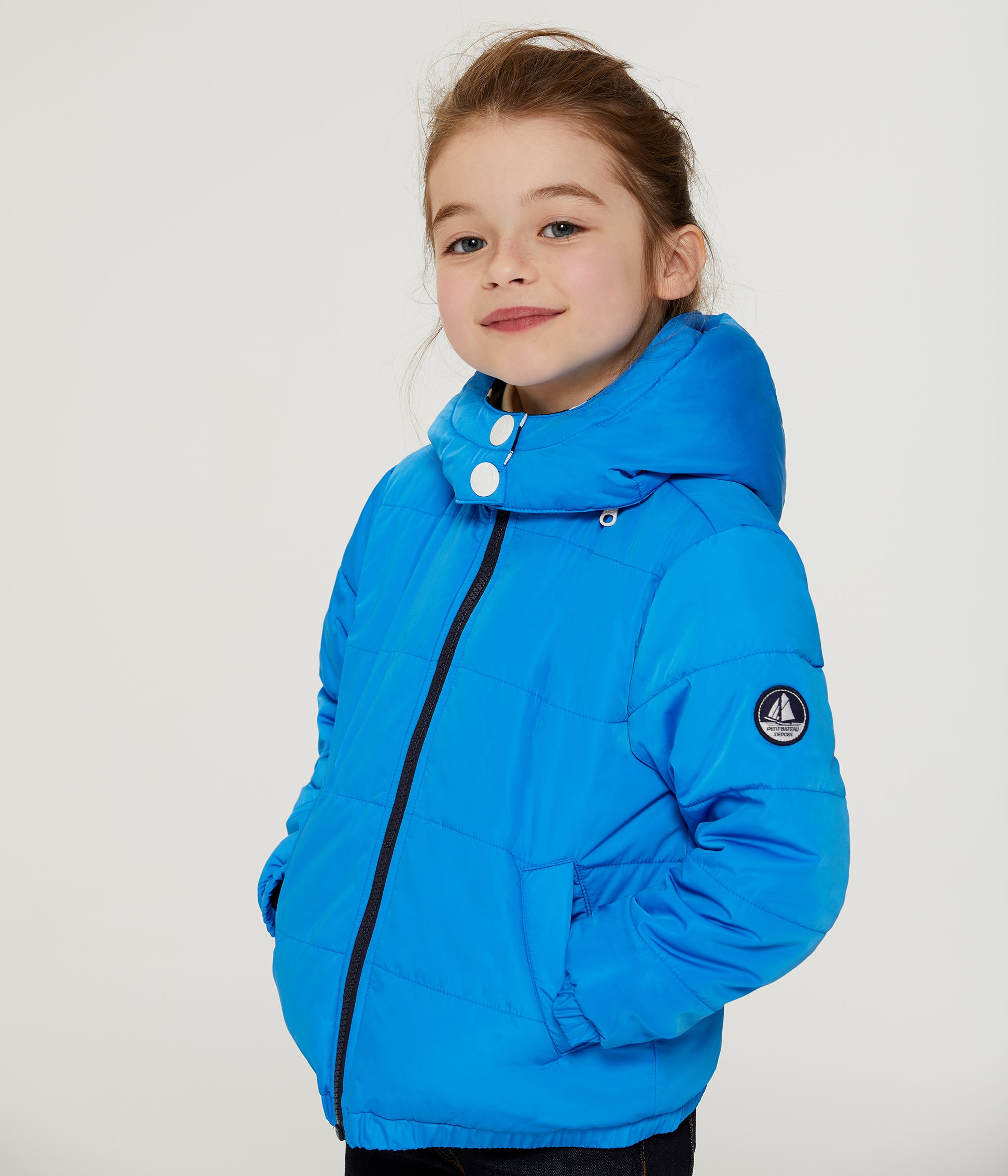 Boys & Girls Blue Double Sided Coat