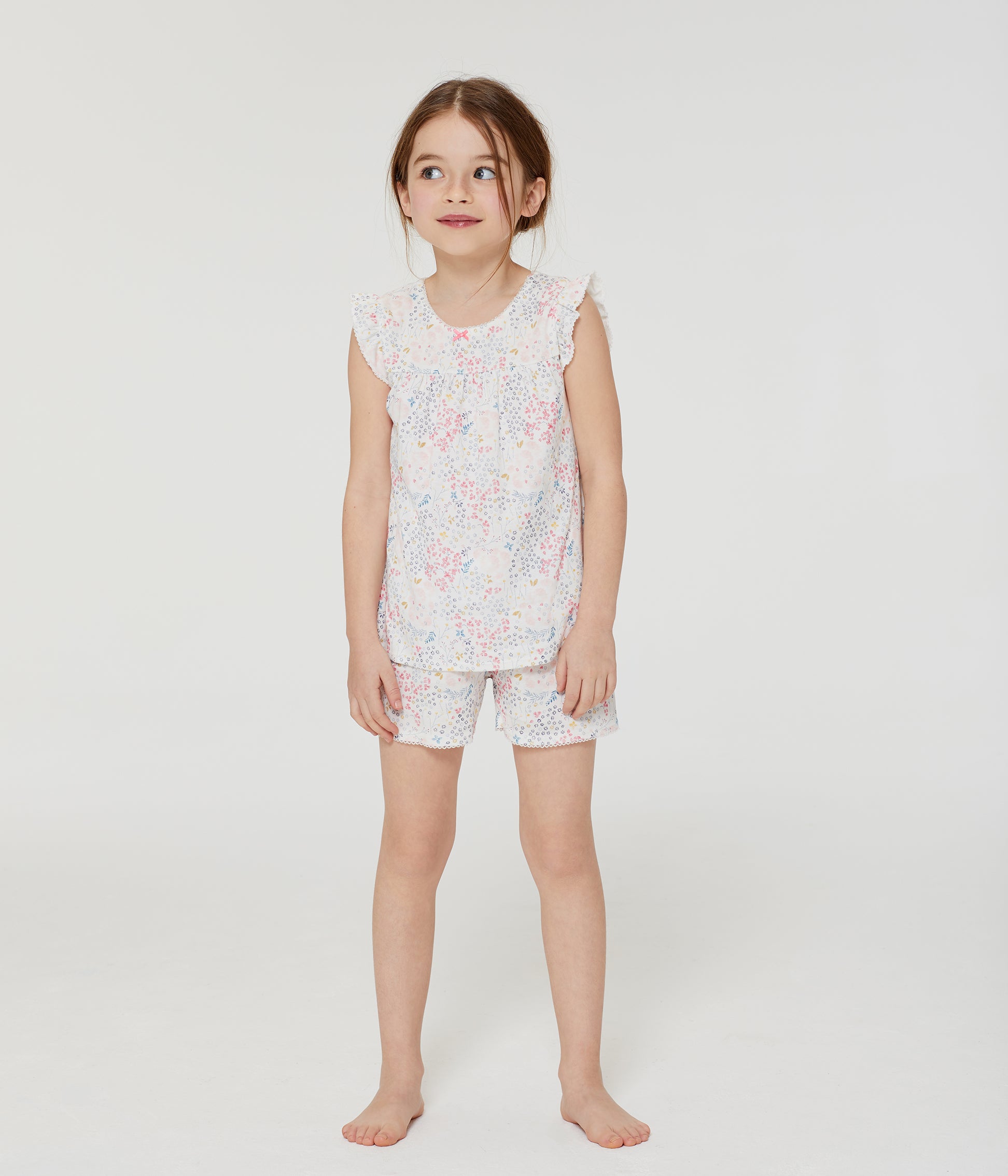 Girls Multicolor Cotton Set