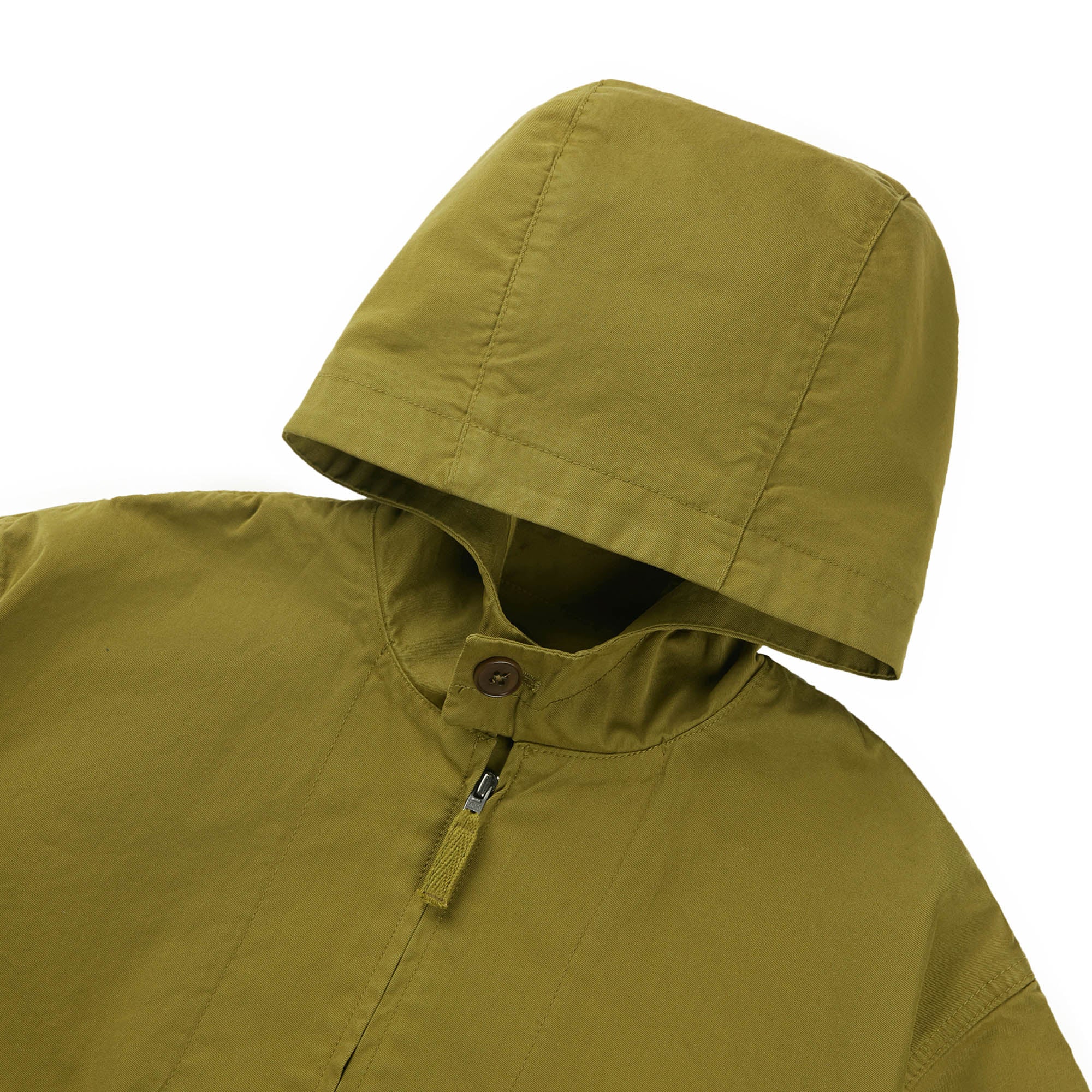 Boys & Girls Green Hooded Coat