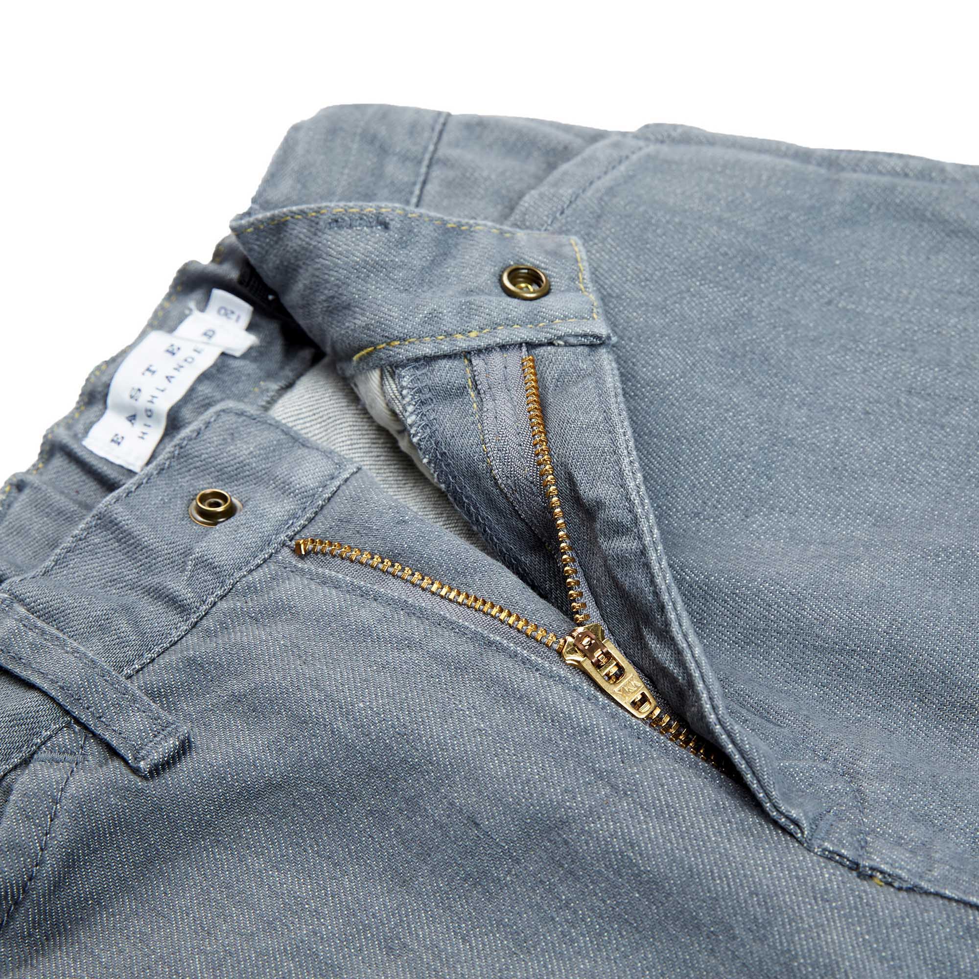 Boys & Girls Grey Denim Trousers