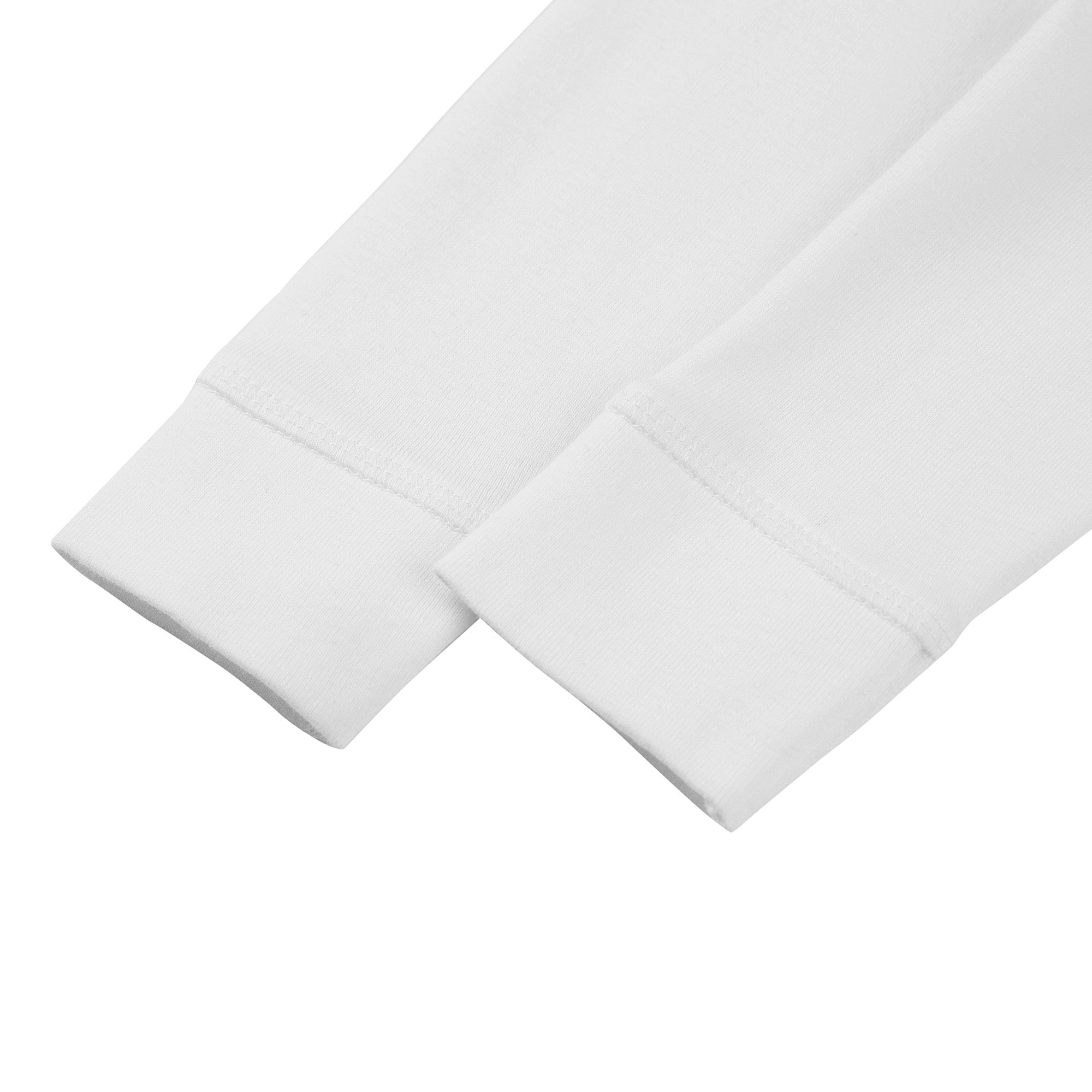 Baby Boys & Girls White Cotton Trousers